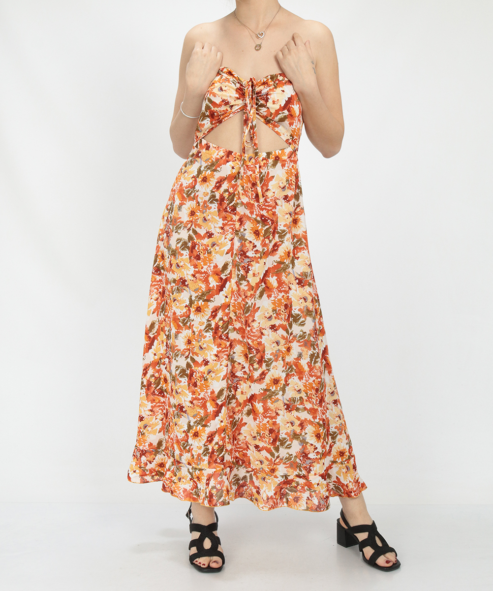Rochie lunga shein, floral, s