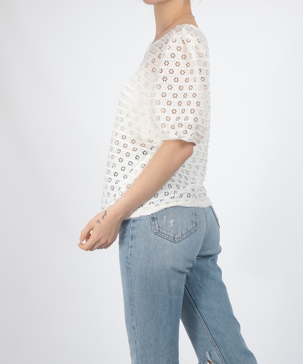Tricou Vila, ecru, M - 1 | YEO
