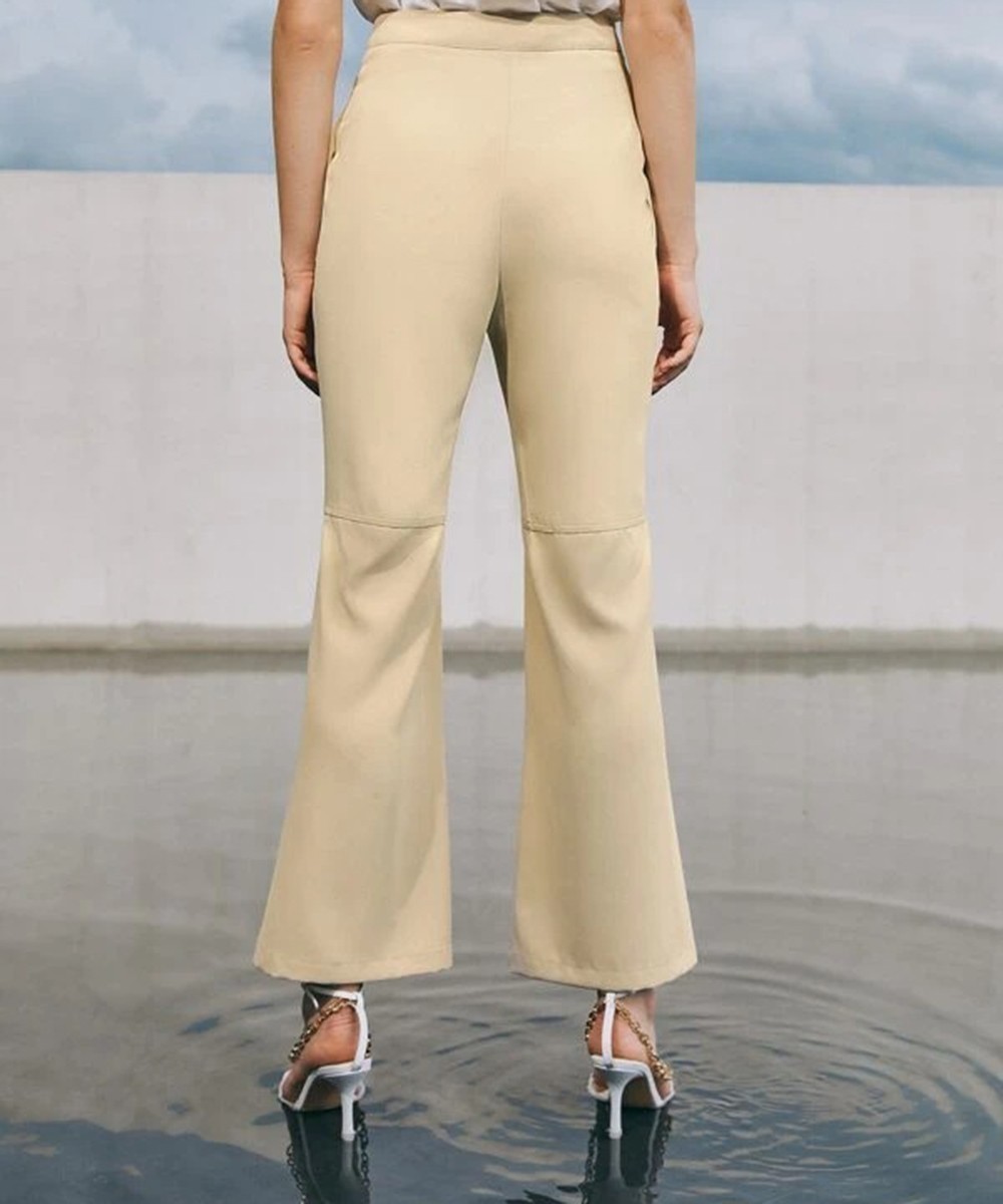 Pantaloni SHEIN, crem, L - 1 | YEO