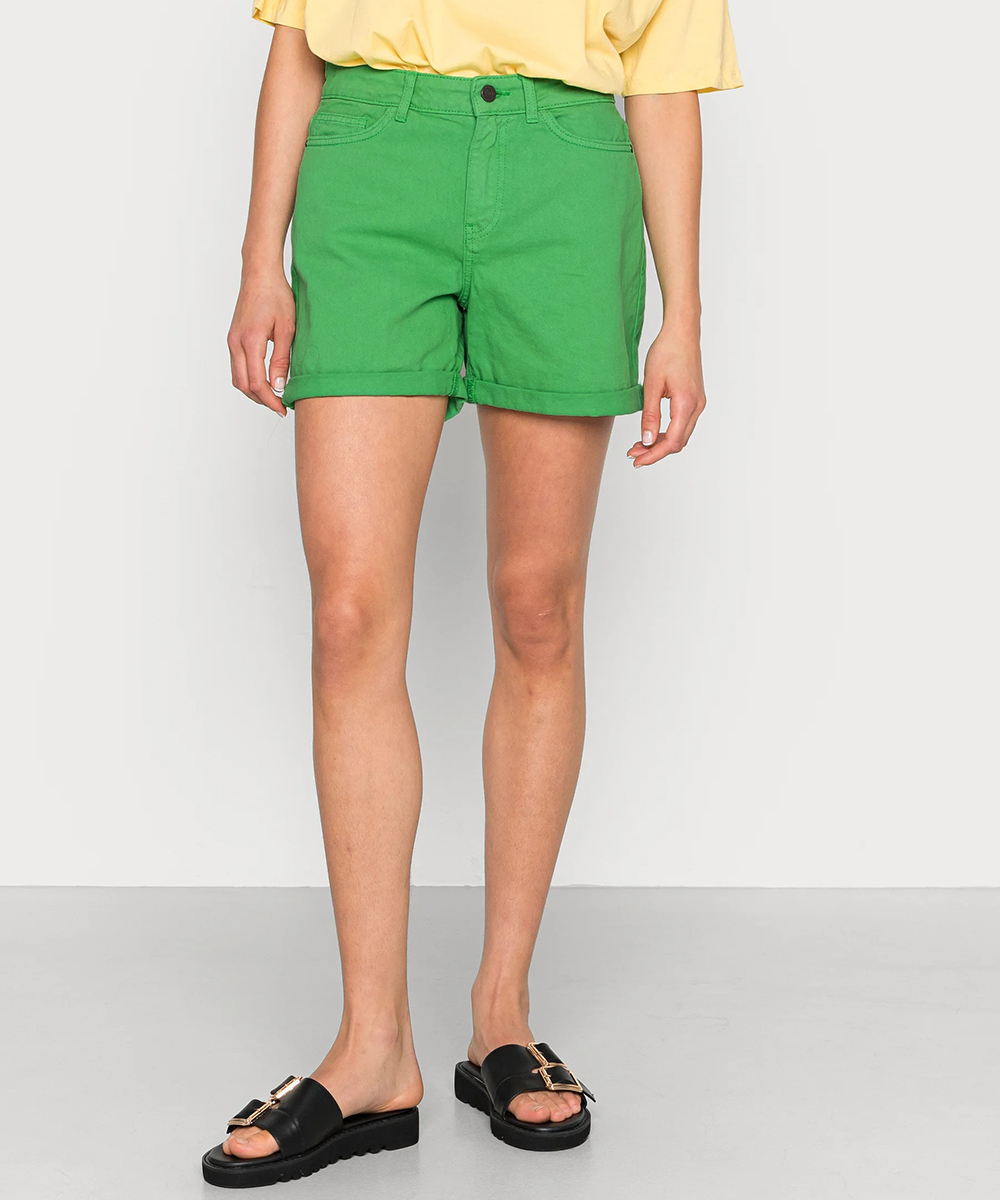 Pantaloni scurti Noisy May, verde, XS