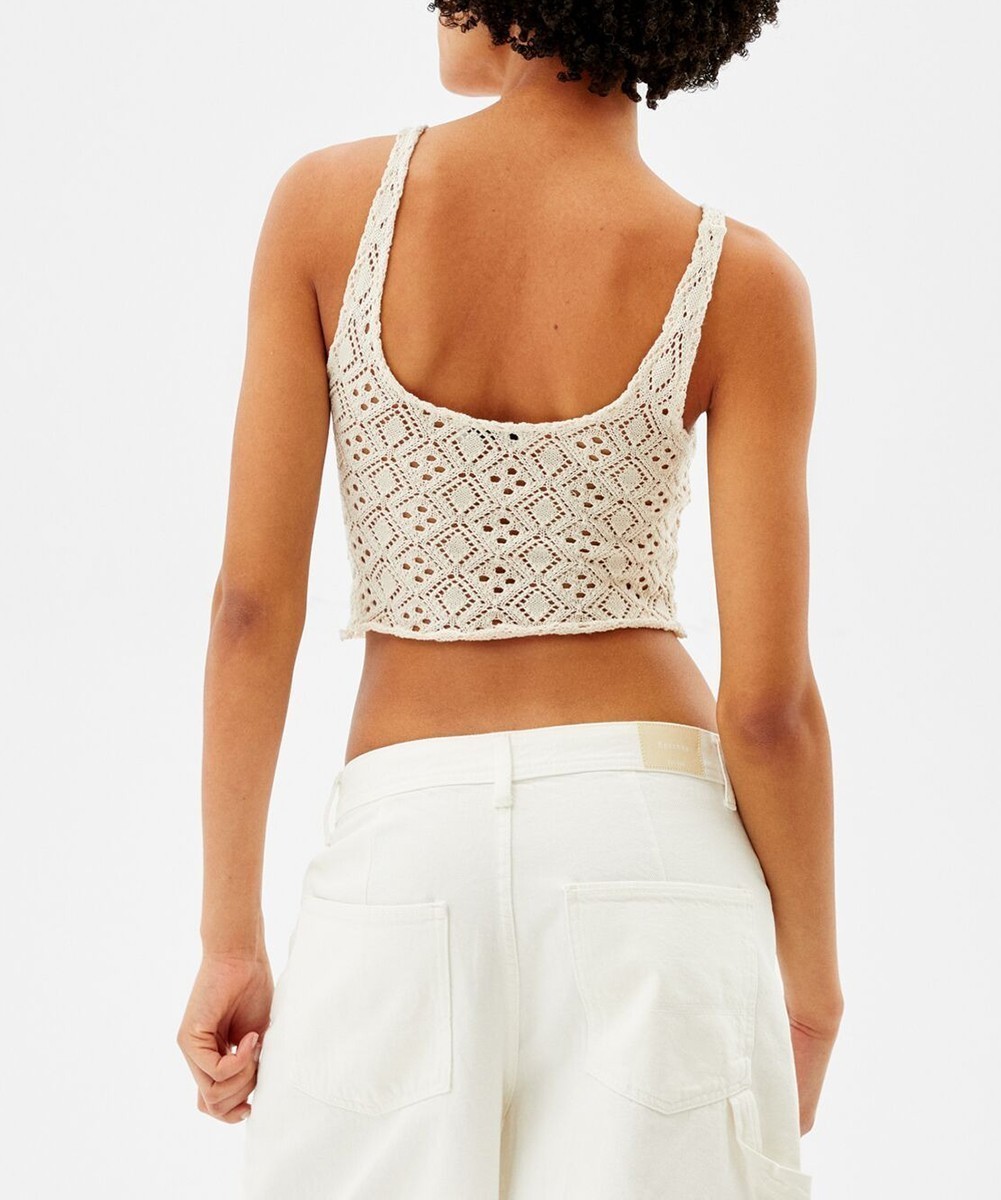 Top Bershka, alb, M - 1 | YEO