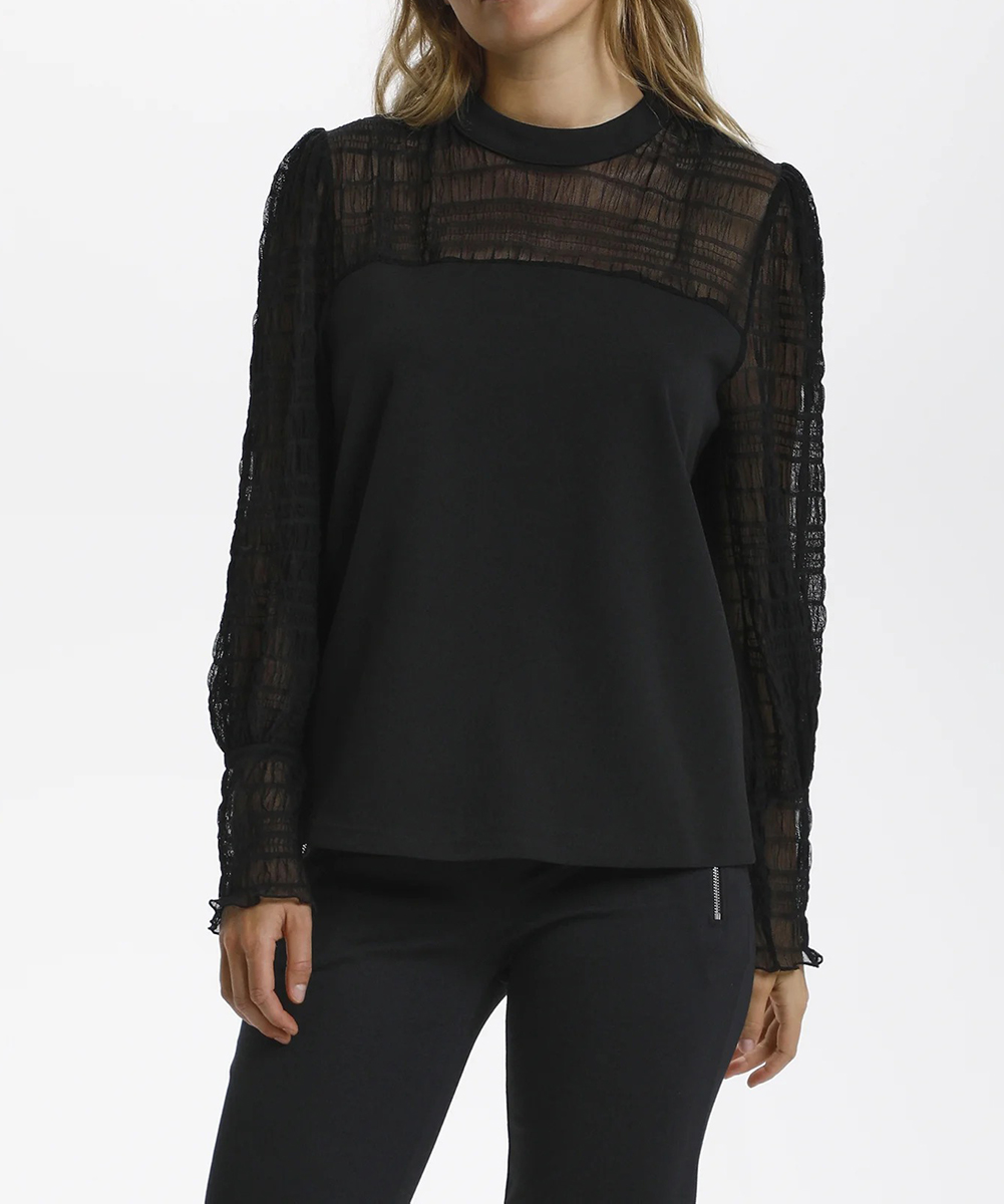 Bluza Kaffe, negru
