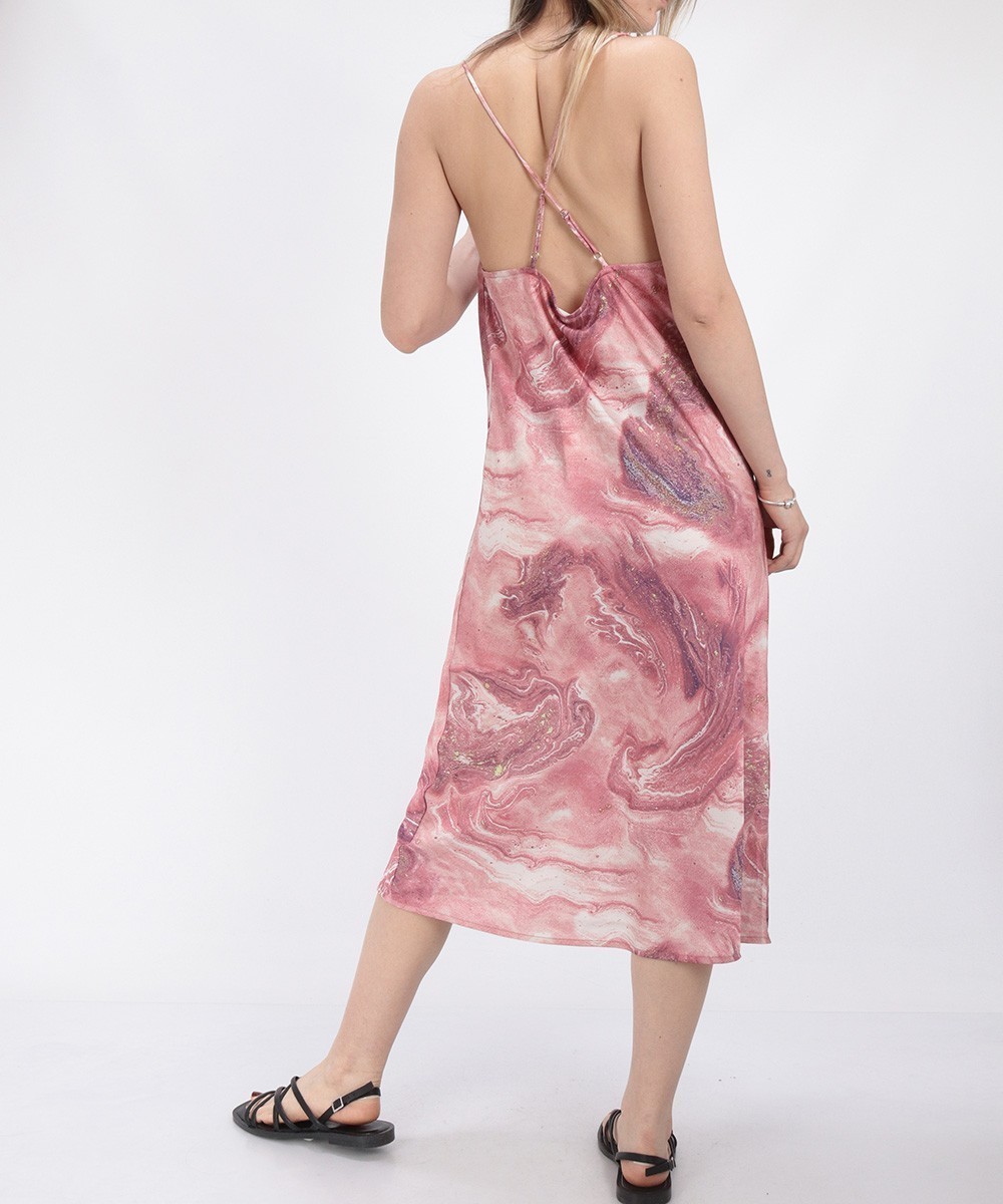 Rochie medie Object, roz, 38 - 1 | YEO