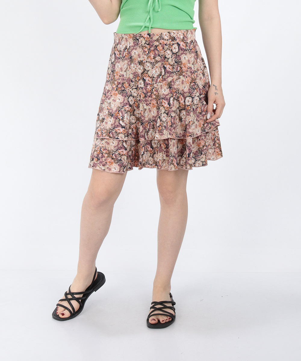 Fusta shein, floral, m