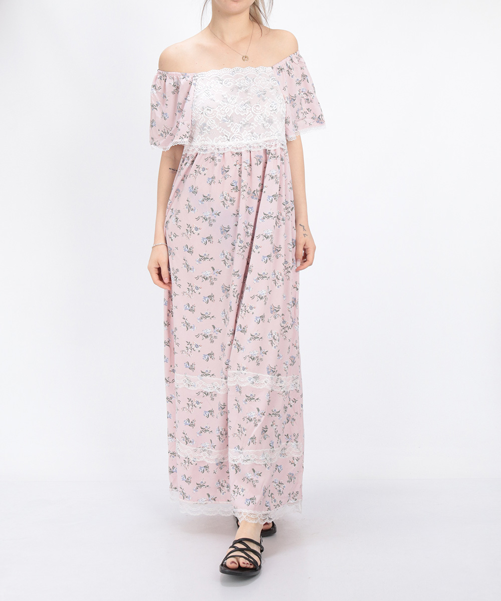Rochie lunga shein, roz, s