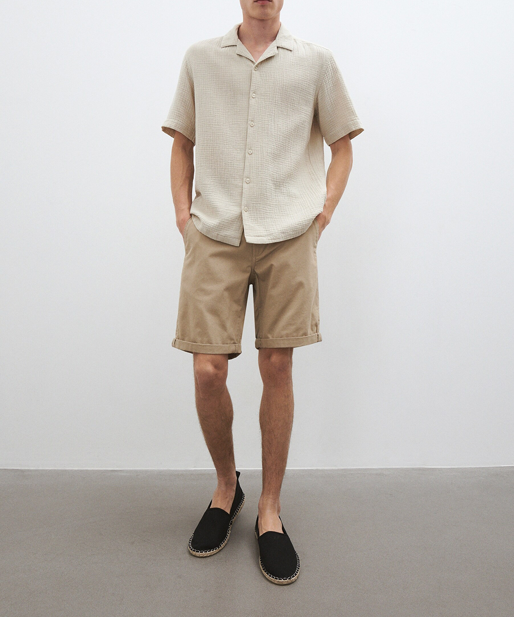 Pantaloni scurti Reserved, crem