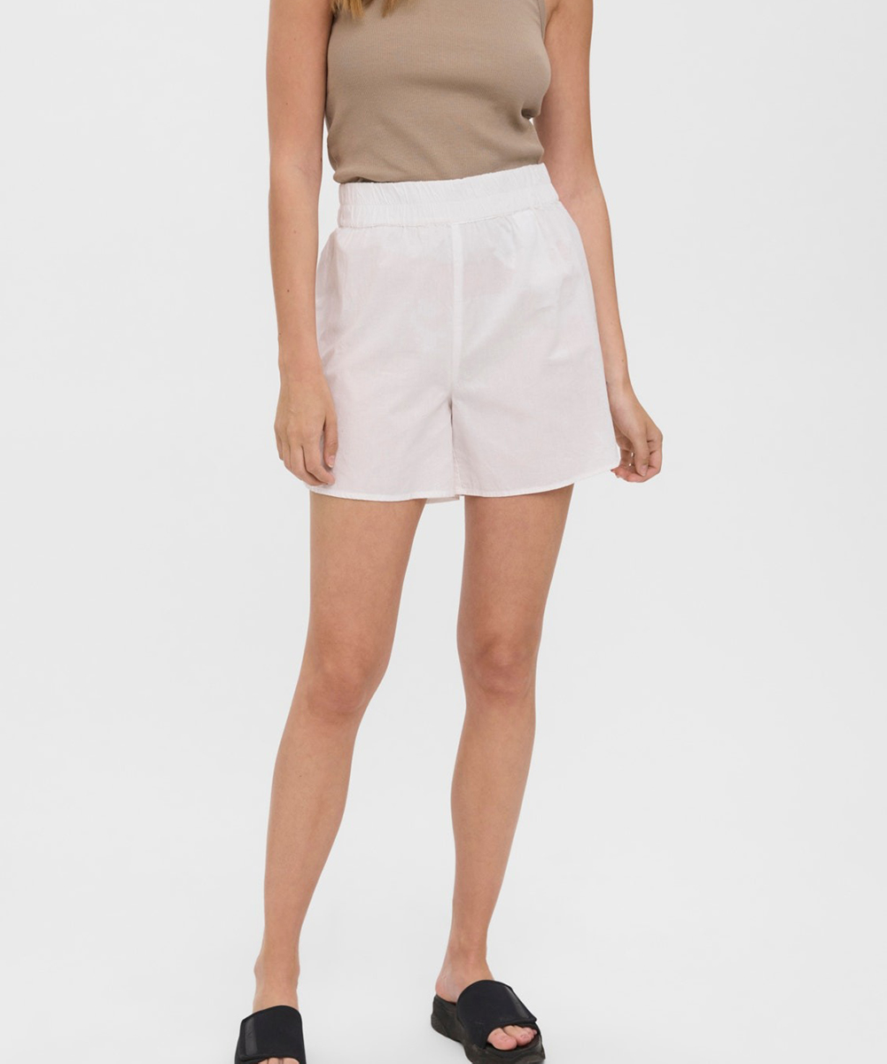Pantaloni scurti Vero Moda, alb, S