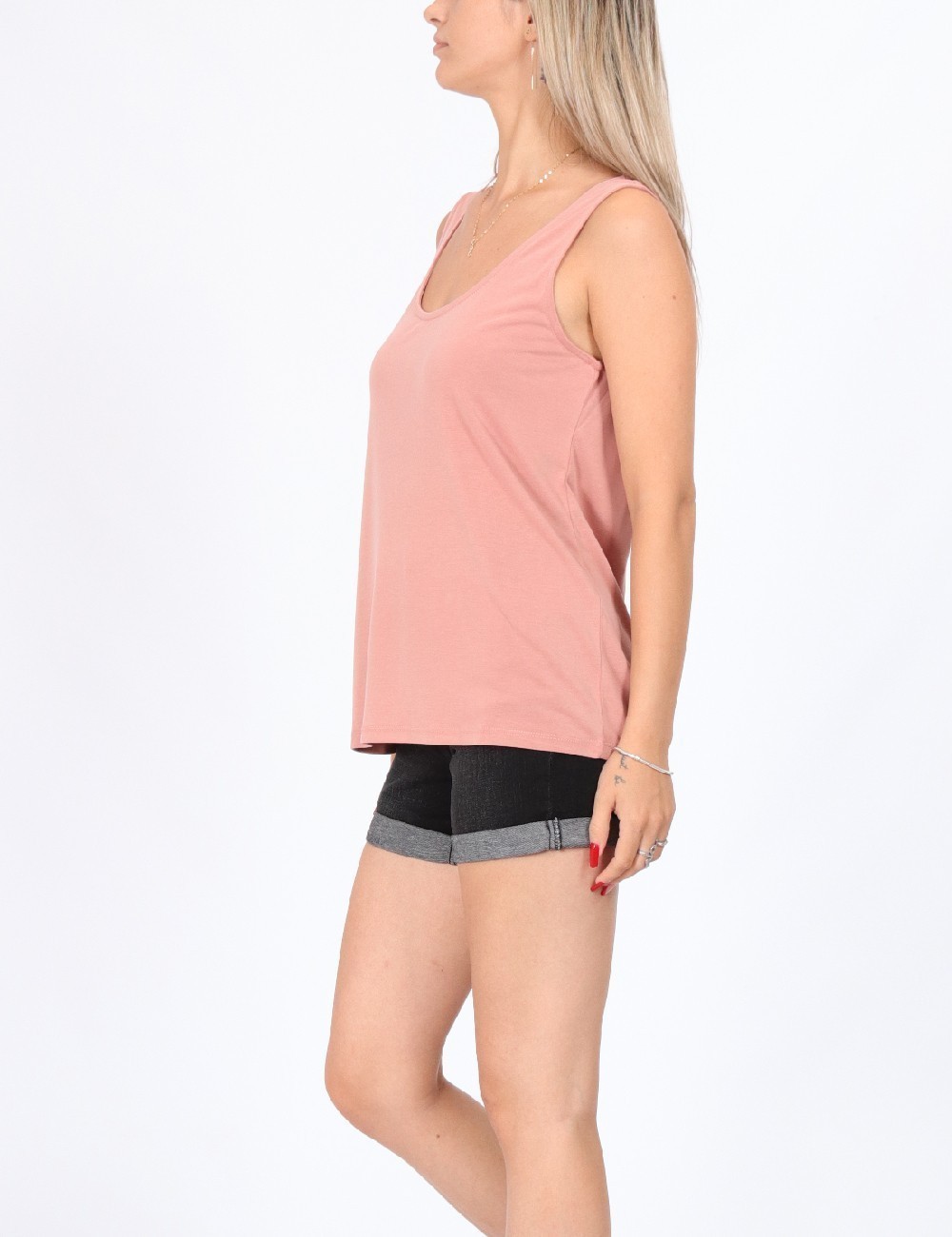 Maiou Vero Moda, roz pudra, S - 1 | YEO