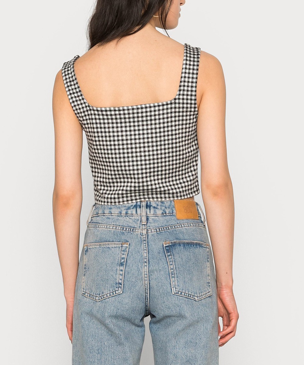 Top Vila, negru/alb, XS - 1 | YEO