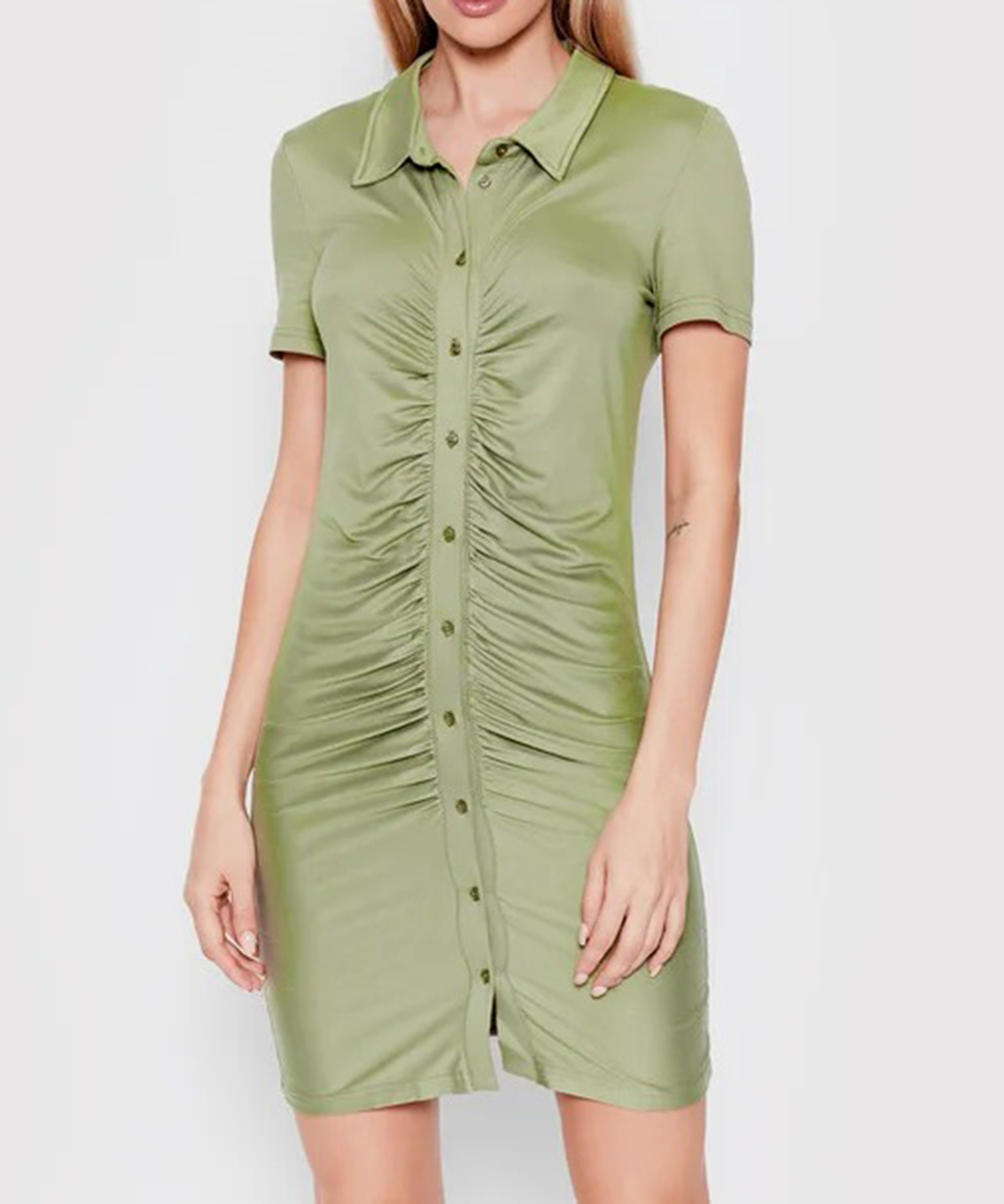 Rochie scurta Noisy May, verde, M