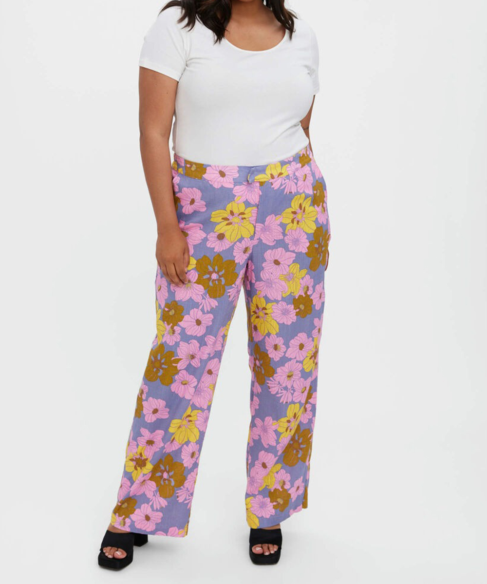 Pantaloni Vero Moda Curve, floral, 46