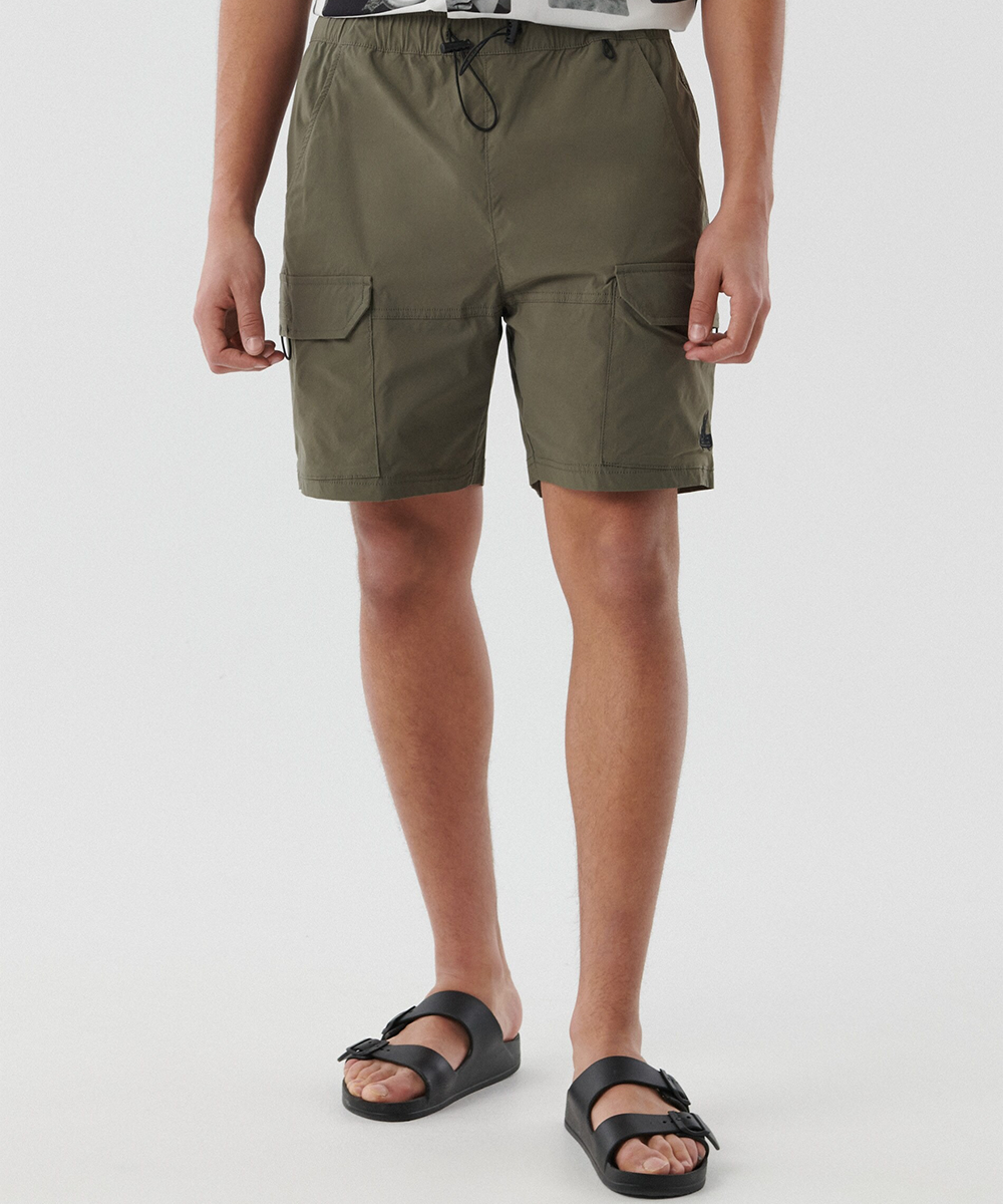 Pantaloni Scurti CROPP, verde inchis, 38