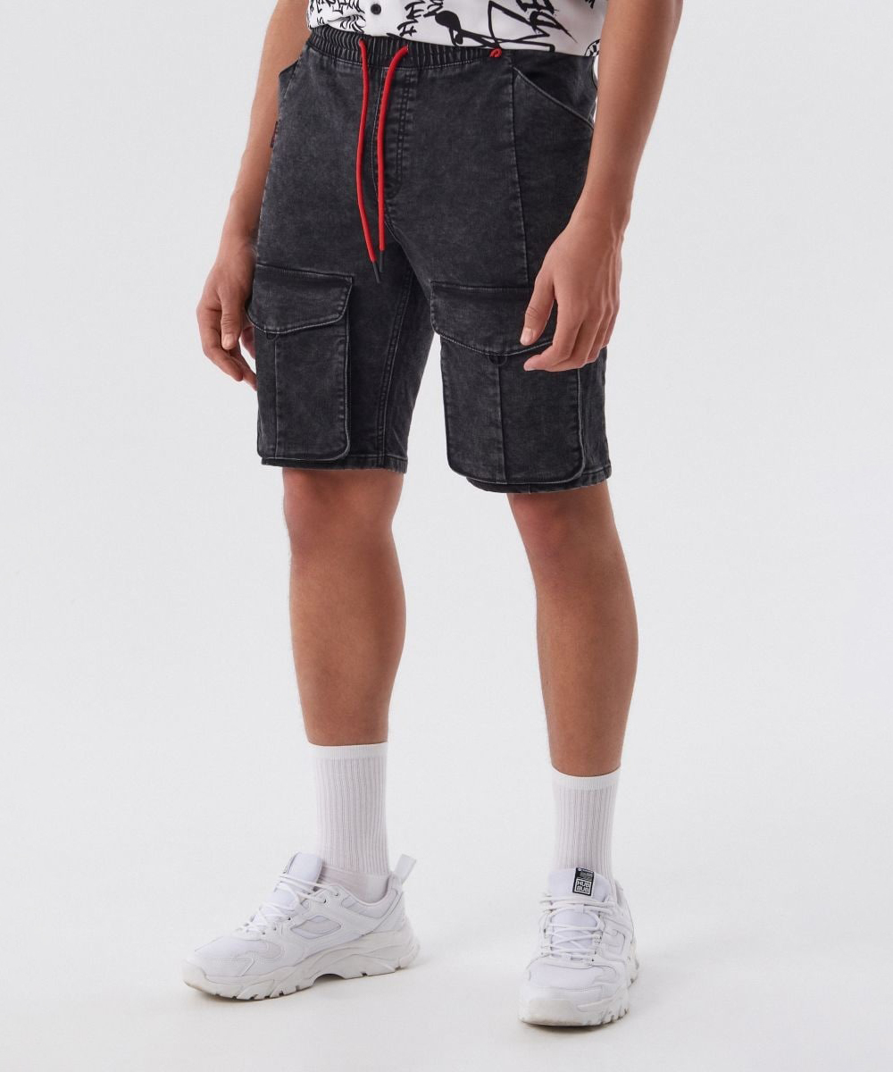 Pantaloni scurti CROPP, negru, 28
