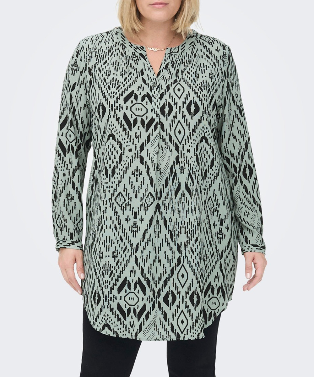 Bluza Only Carmakoma, verde, 46