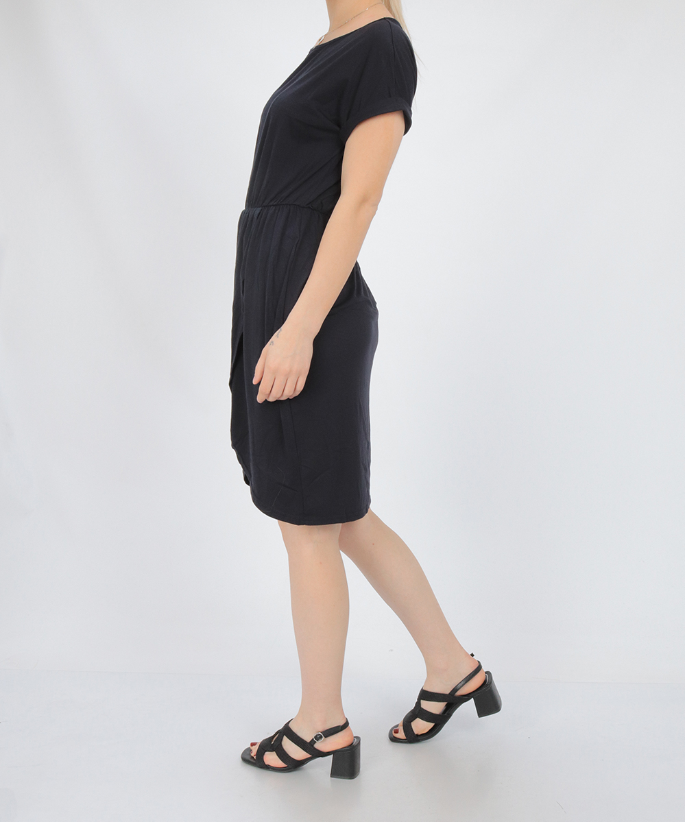 Rochie scurta SHEIN, bleumarin, S - 1 | YEO