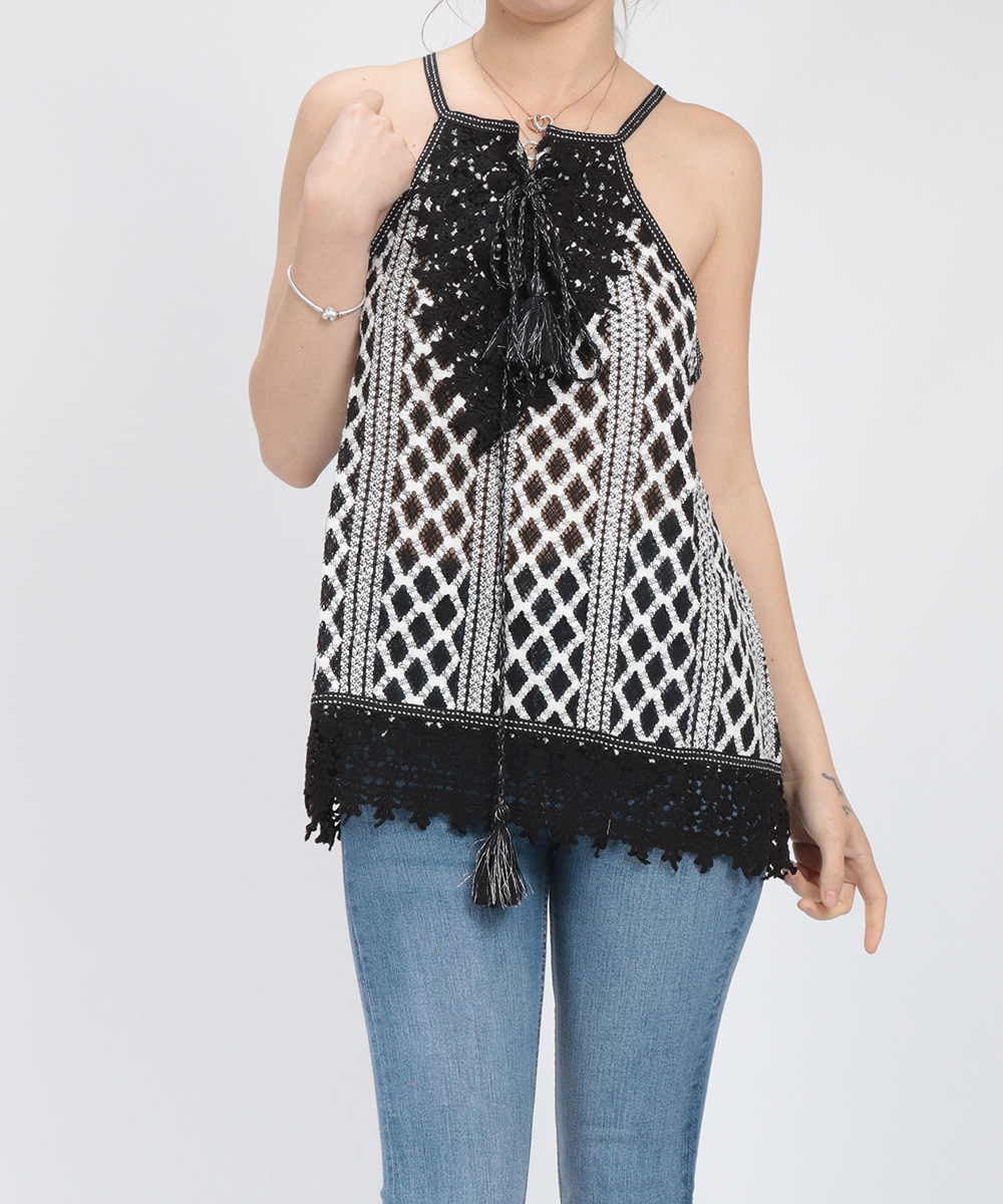 Bluza Savage Culture, alb-negru, S
