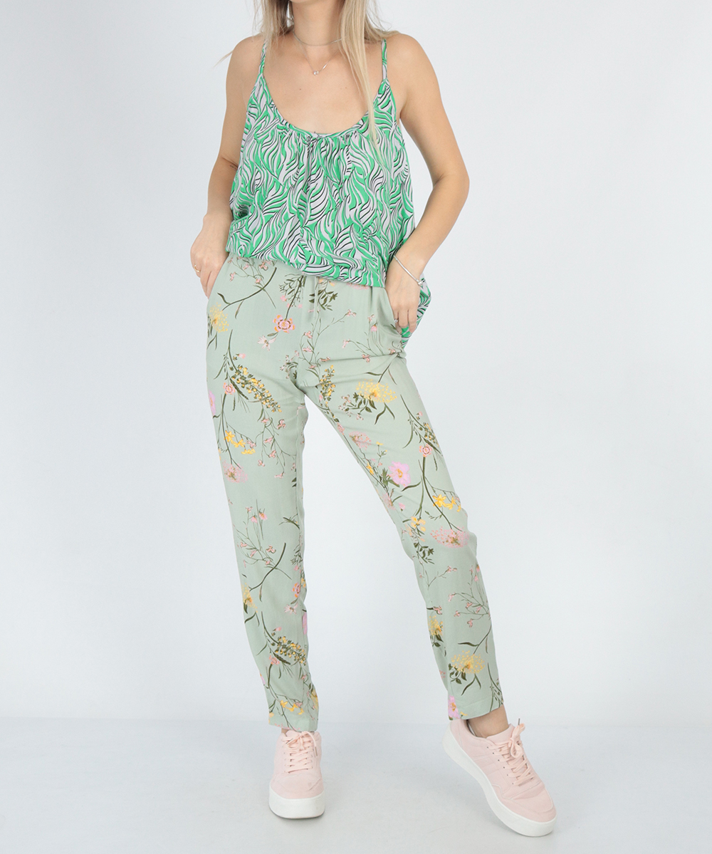 Pantaloni Vero Moda, verde, XS