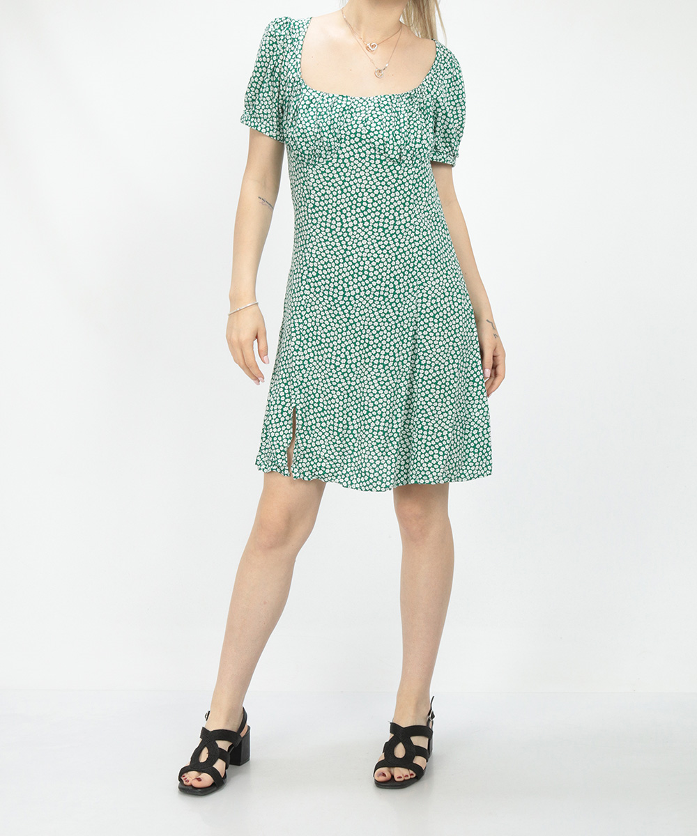 Rochie scurta shein, verde, s