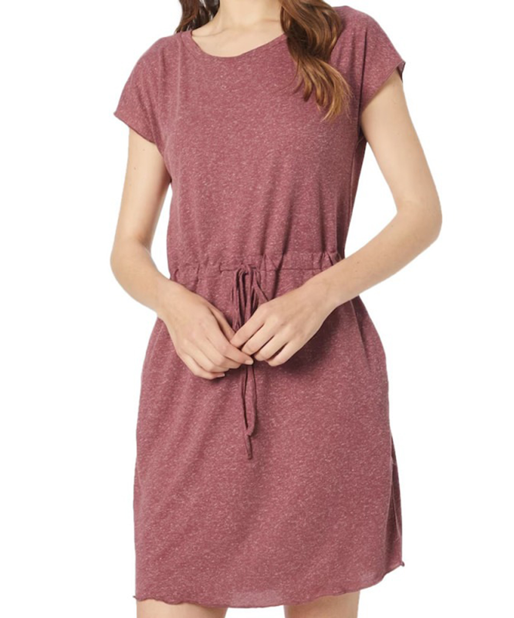 Rochie scurta Vero Moda, roz pudra inchis, S