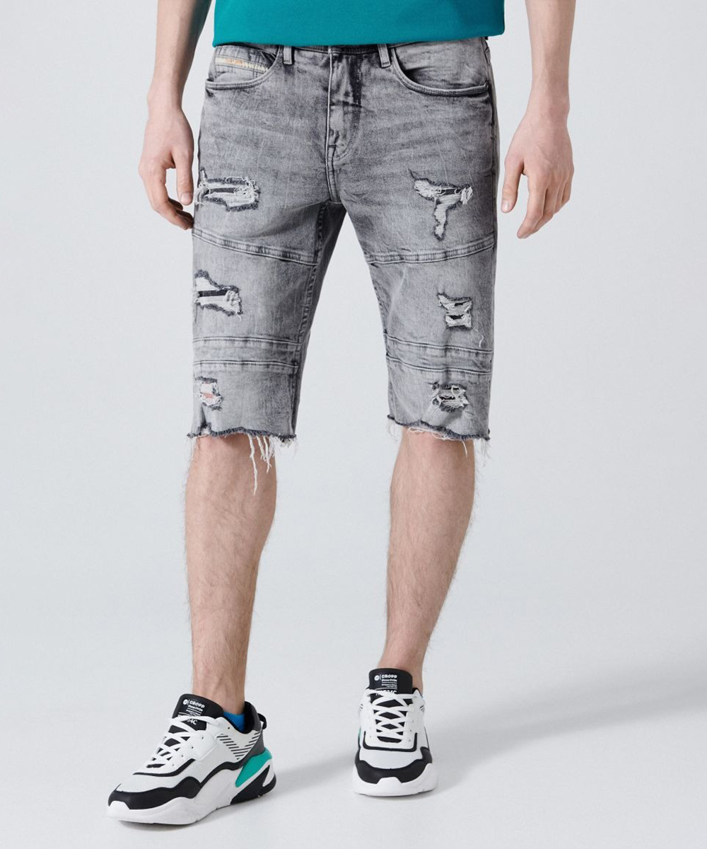 Pantaloni scurti CROPP, gri, 30