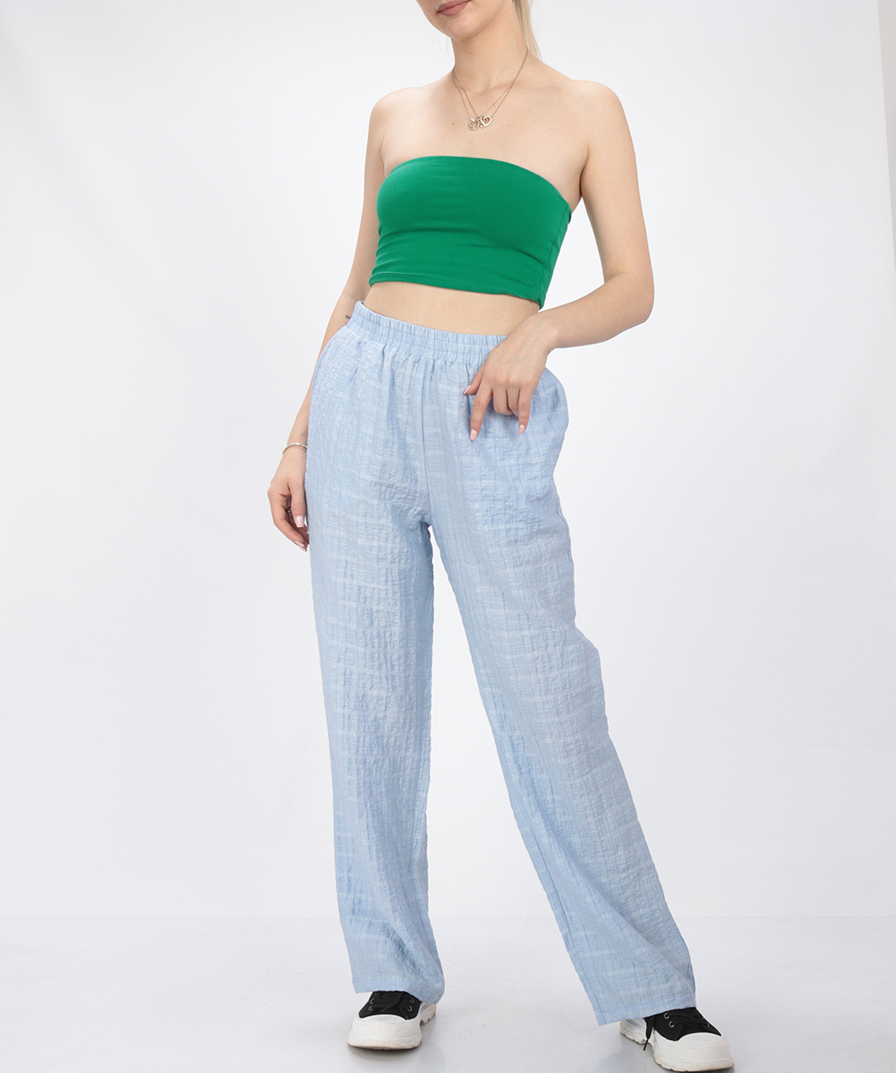 Pantaloni Vila, bleu, 38