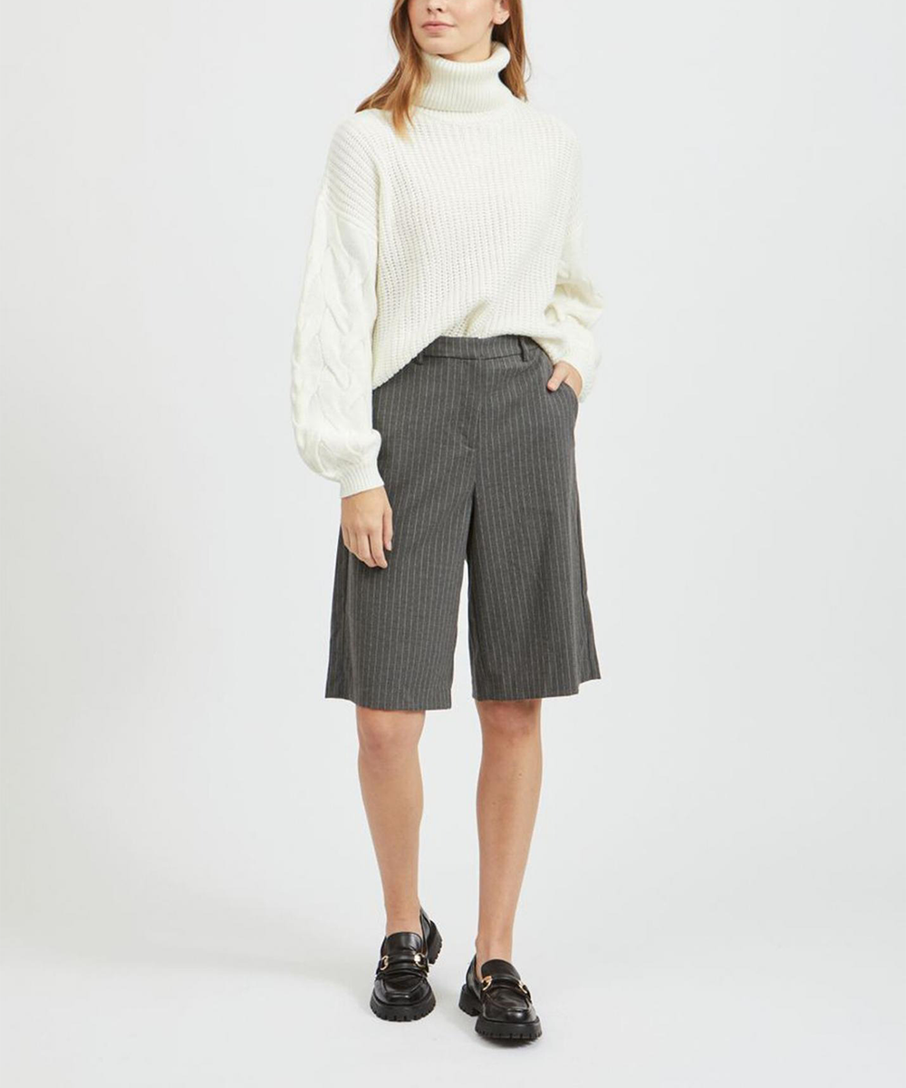 Pantaloni Scurti Vila, gri inchis, 36