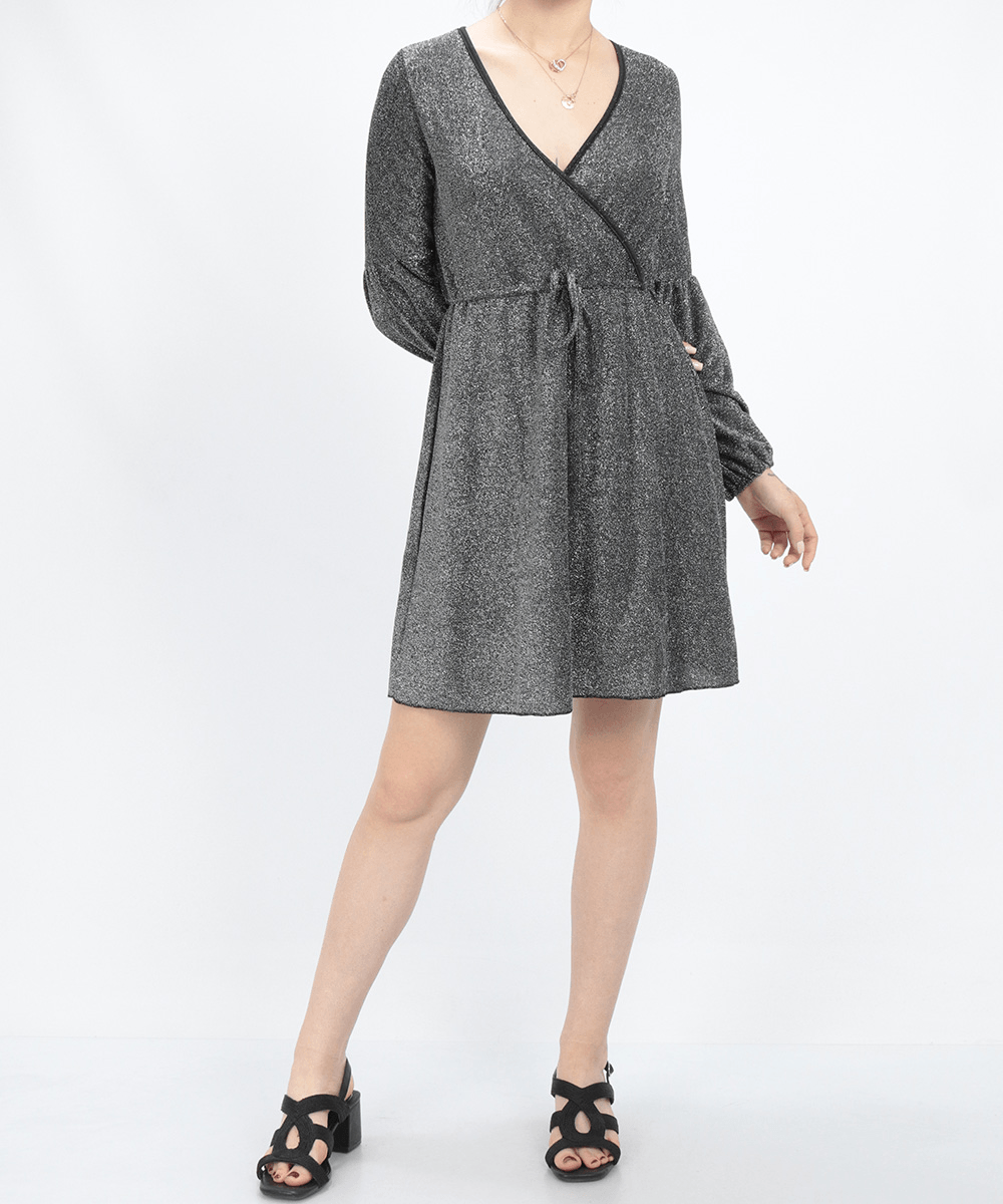 Rochie scurta shein, gri, s