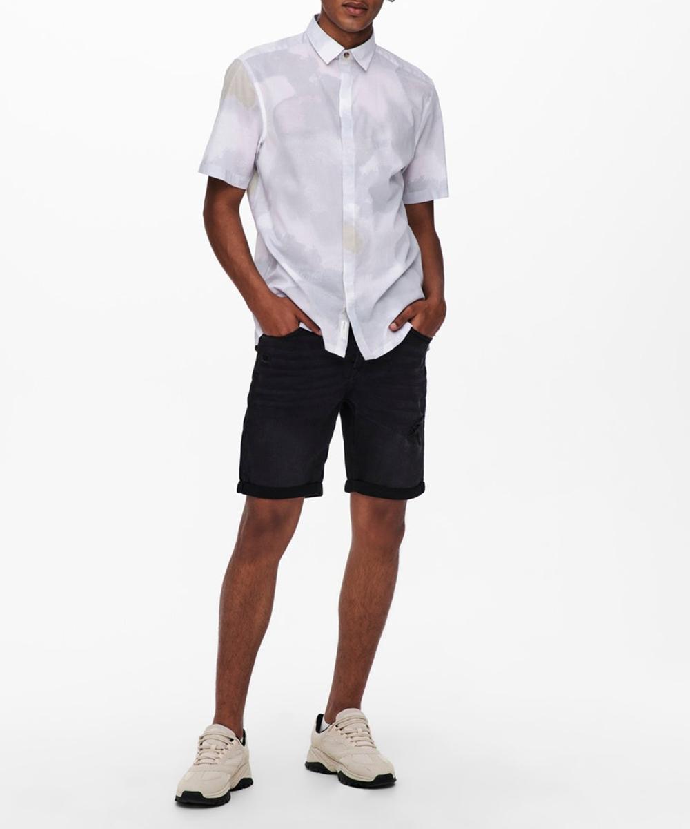 Pantaloni scurti Only, negru, S