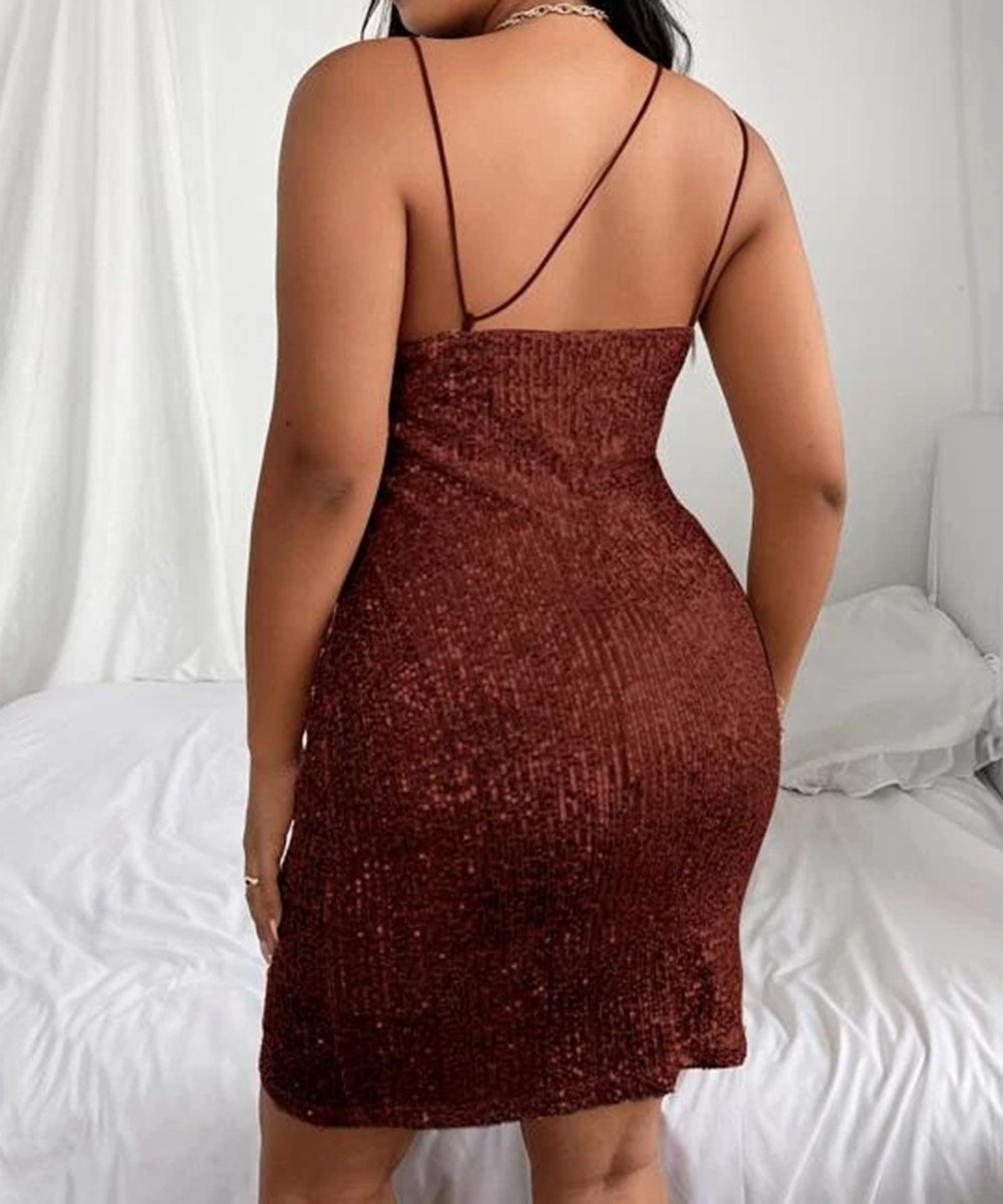 Rochie scurta SHEIN CURVE, visiniu, 3XL - 1 | YEO