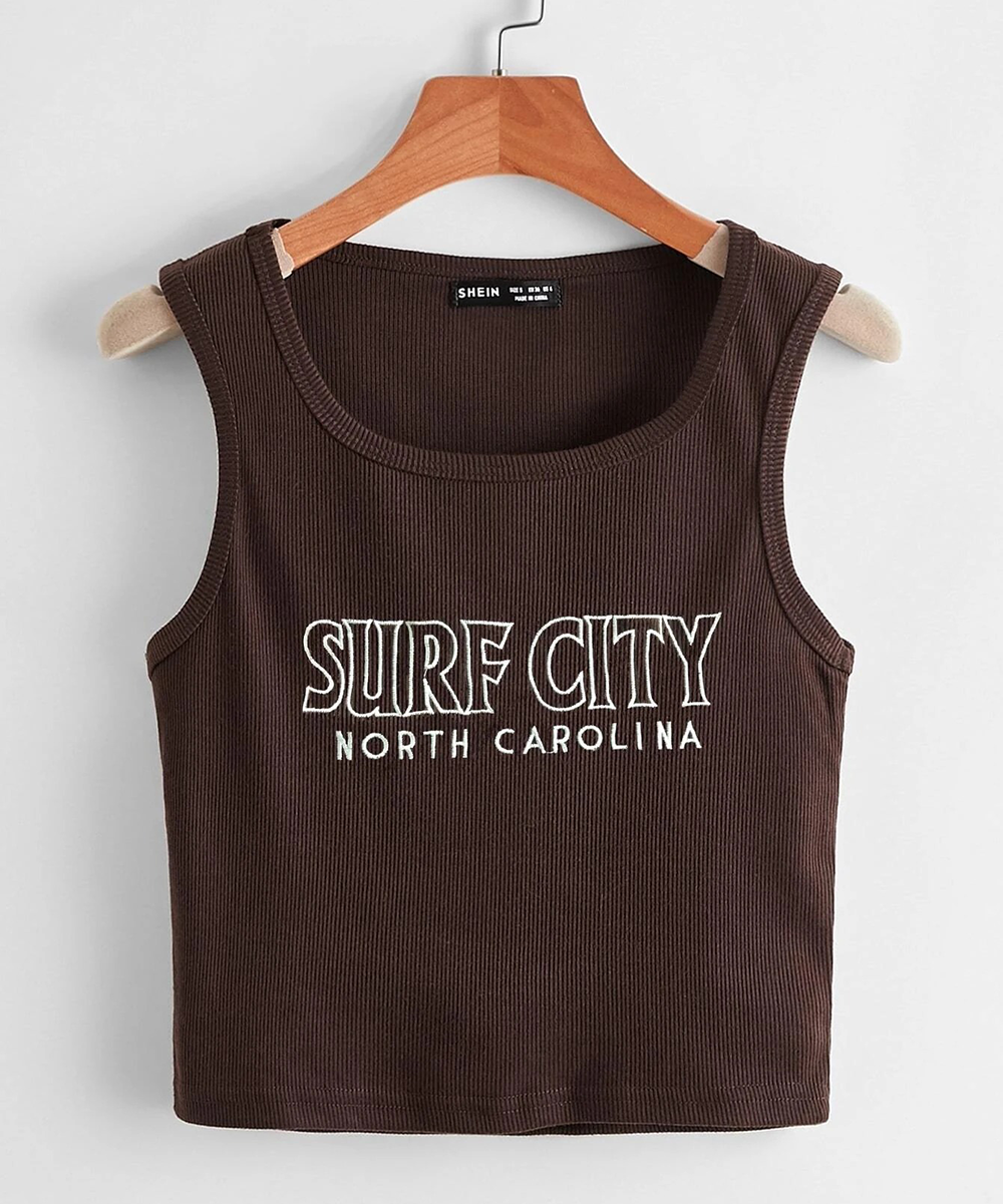 Top SHEIN, maro, M