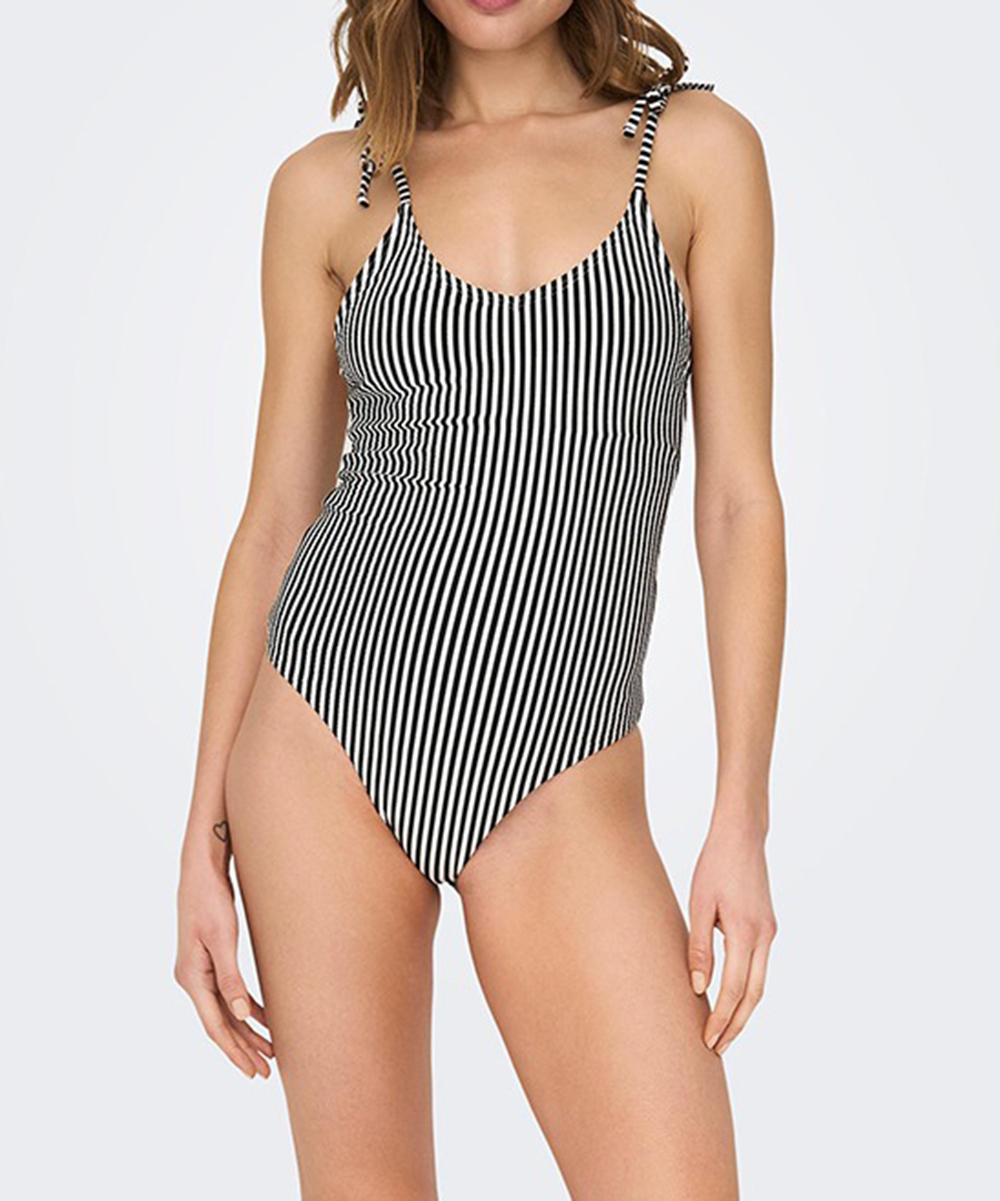 Costum de baie Only, alb/bleumarin, XS