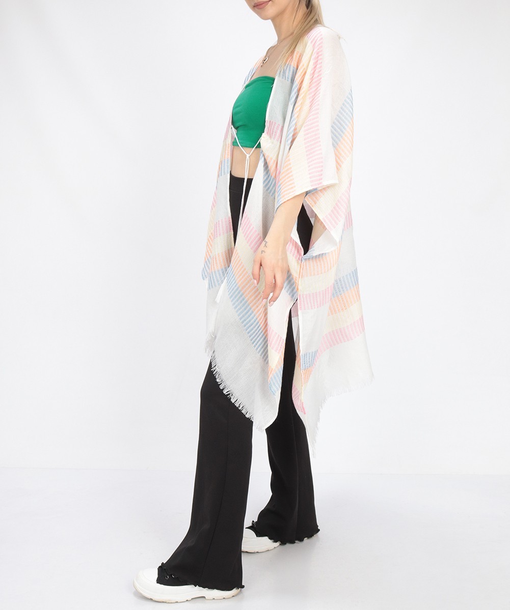 Kimono Reserved, mix culori, ONE SIZE - 1 | YEO