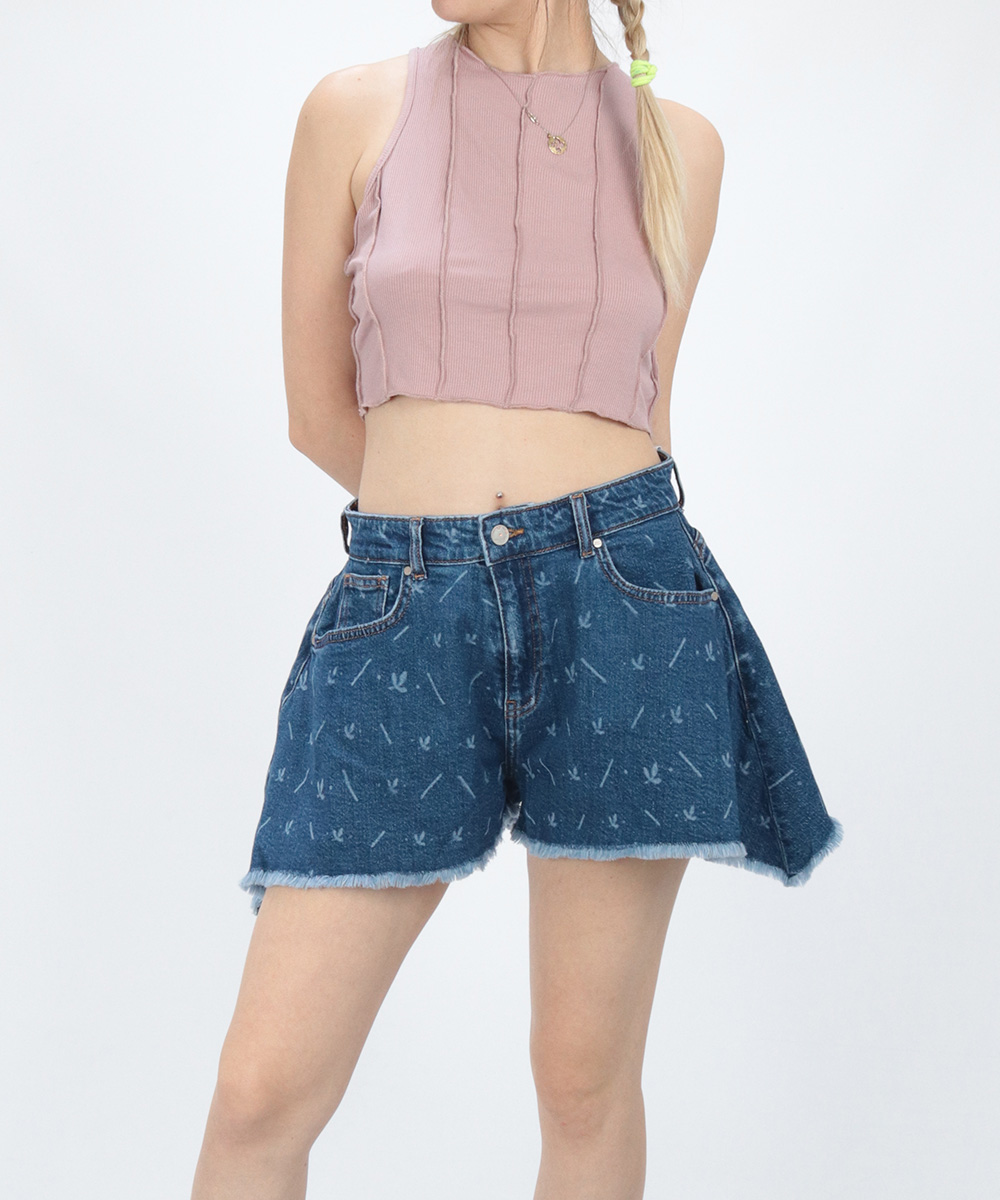 Pantaloni Scurti Only, bleumarin, M