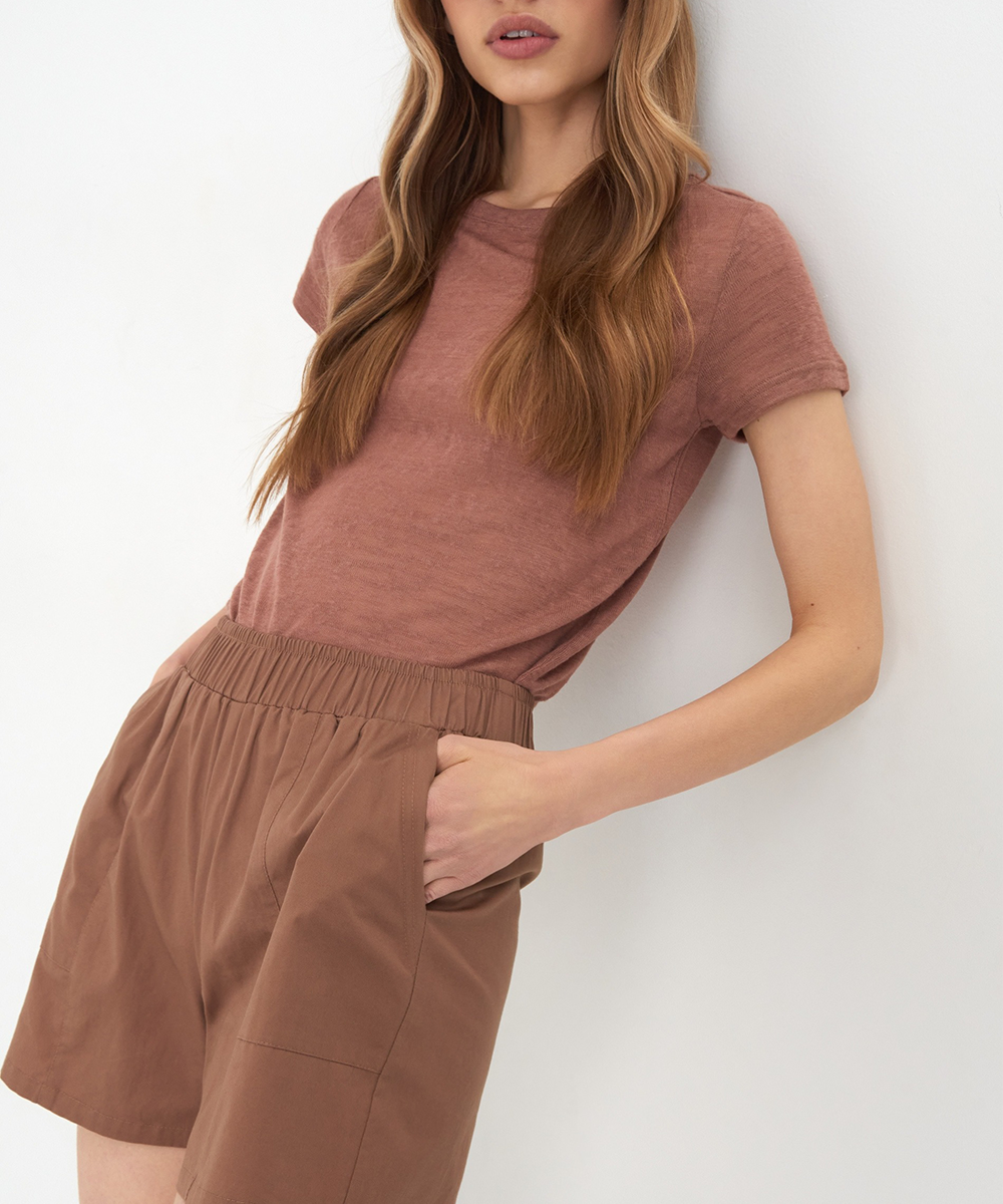 Pantaloni scurti sinsay, maro, xxs