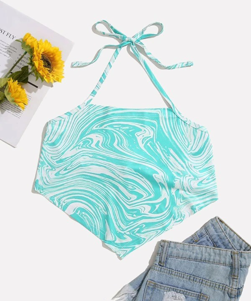Top shein, turcoaz, xl