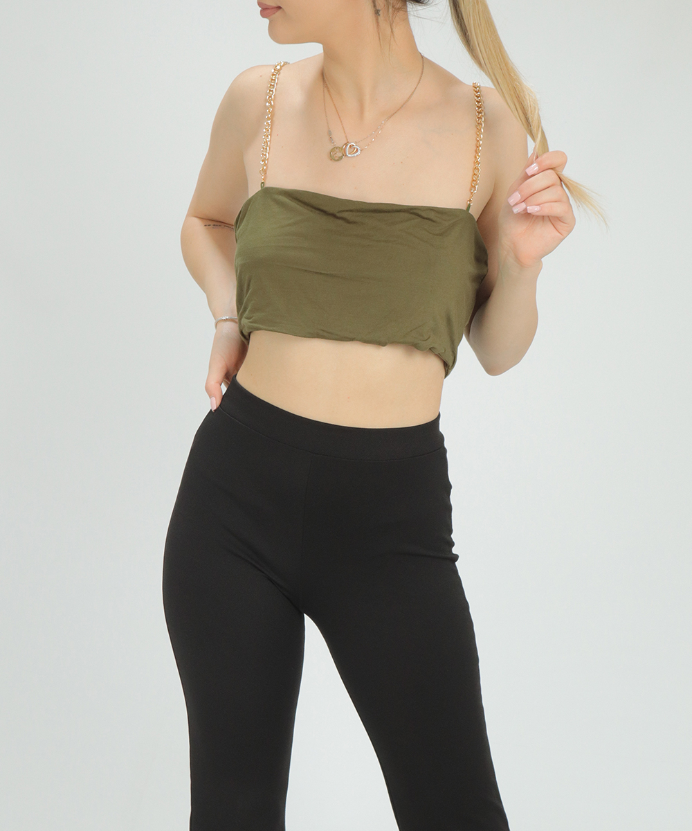 Top SHEIN, verde, L