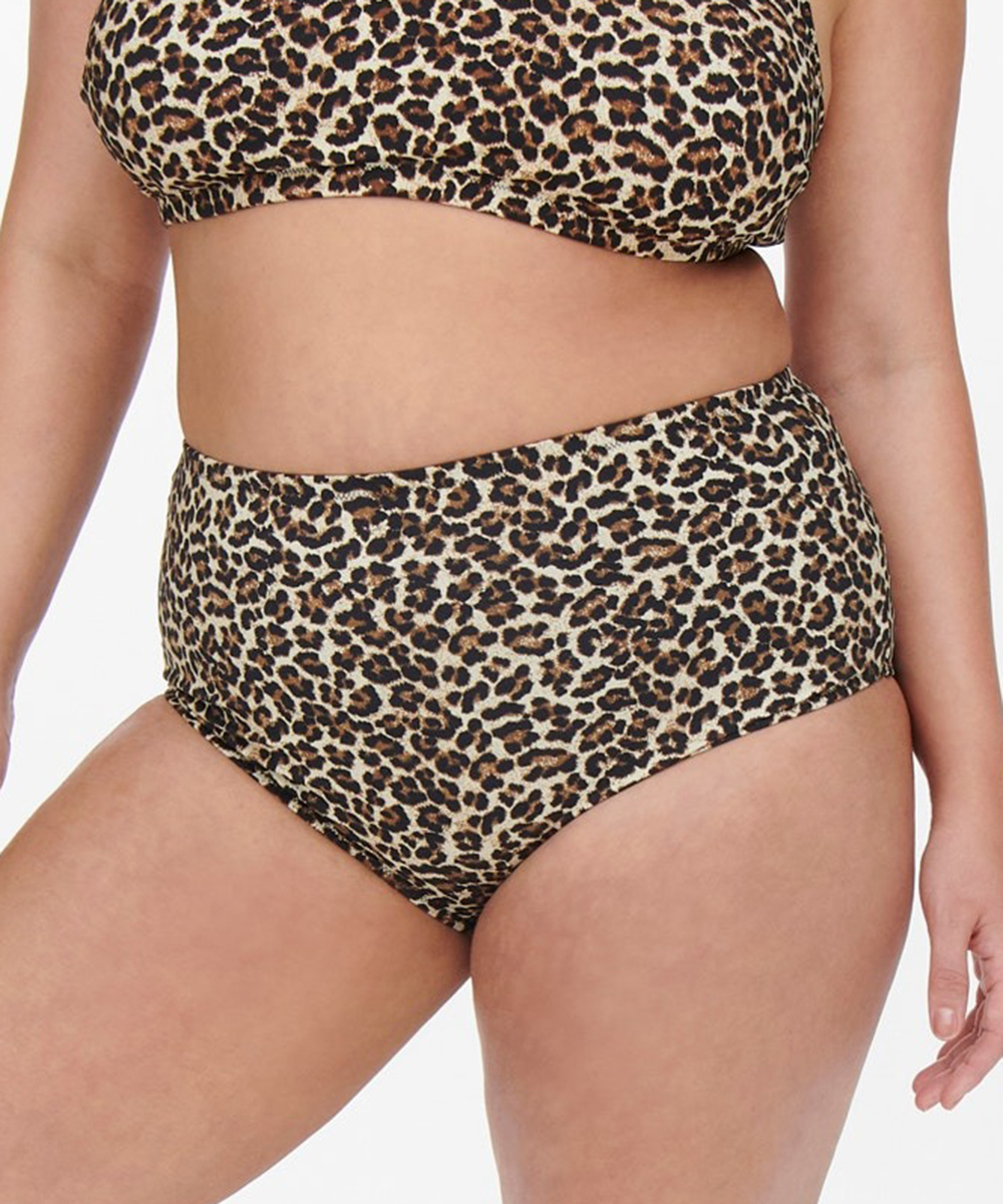 Chilot de baie Only Carmakoma, animal print, 48
