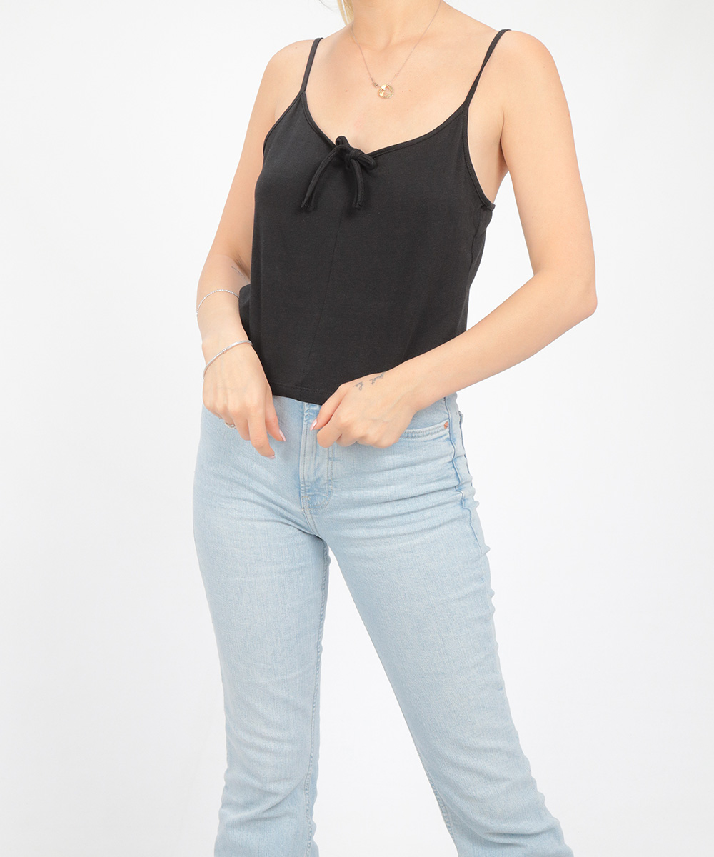 Top Sinsay, negru, S
