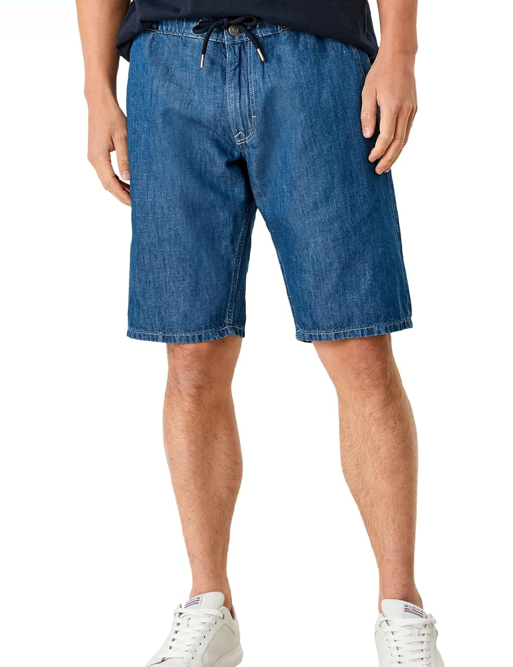 Pantaloni scurti s.Oliver, albastru, W30
