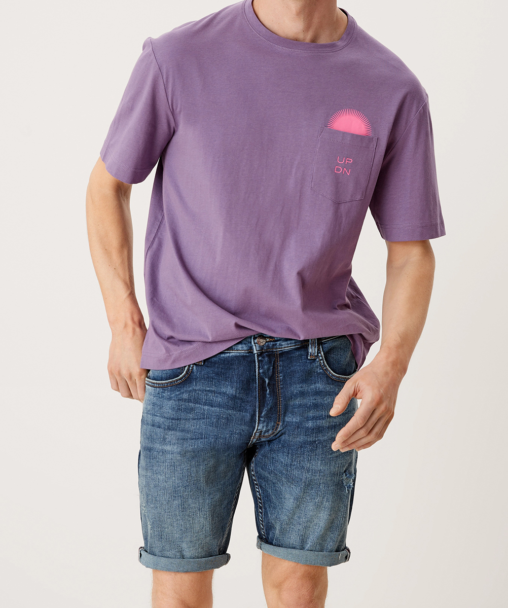 Pantaloni scurti s.Oliver, albastru, W31