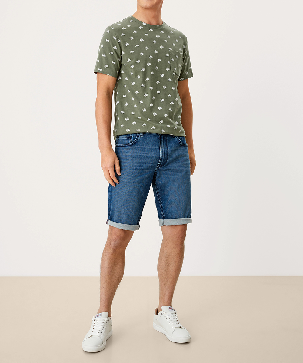 Pantaloni scurti s.Oliver, albastru deschis