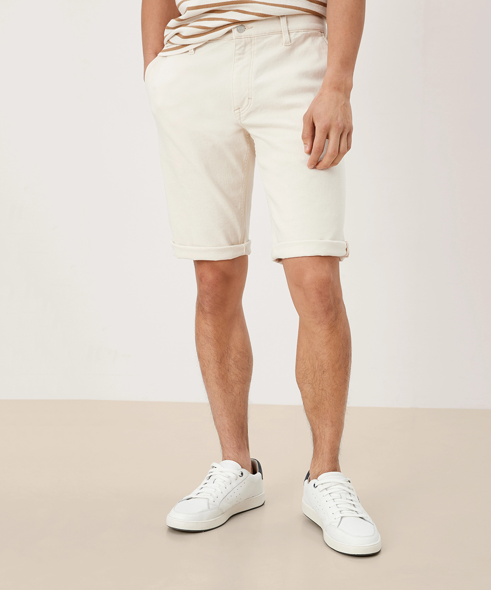Pantaloni scurti s.Oliver, ecru, W30