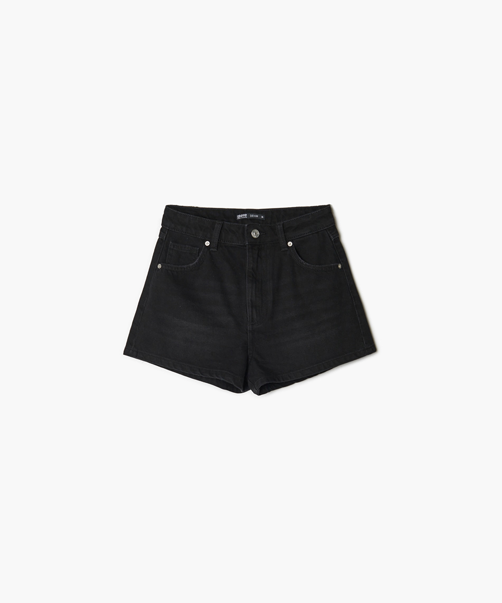 Pantaloni Scurti CROPP, negru, 42
