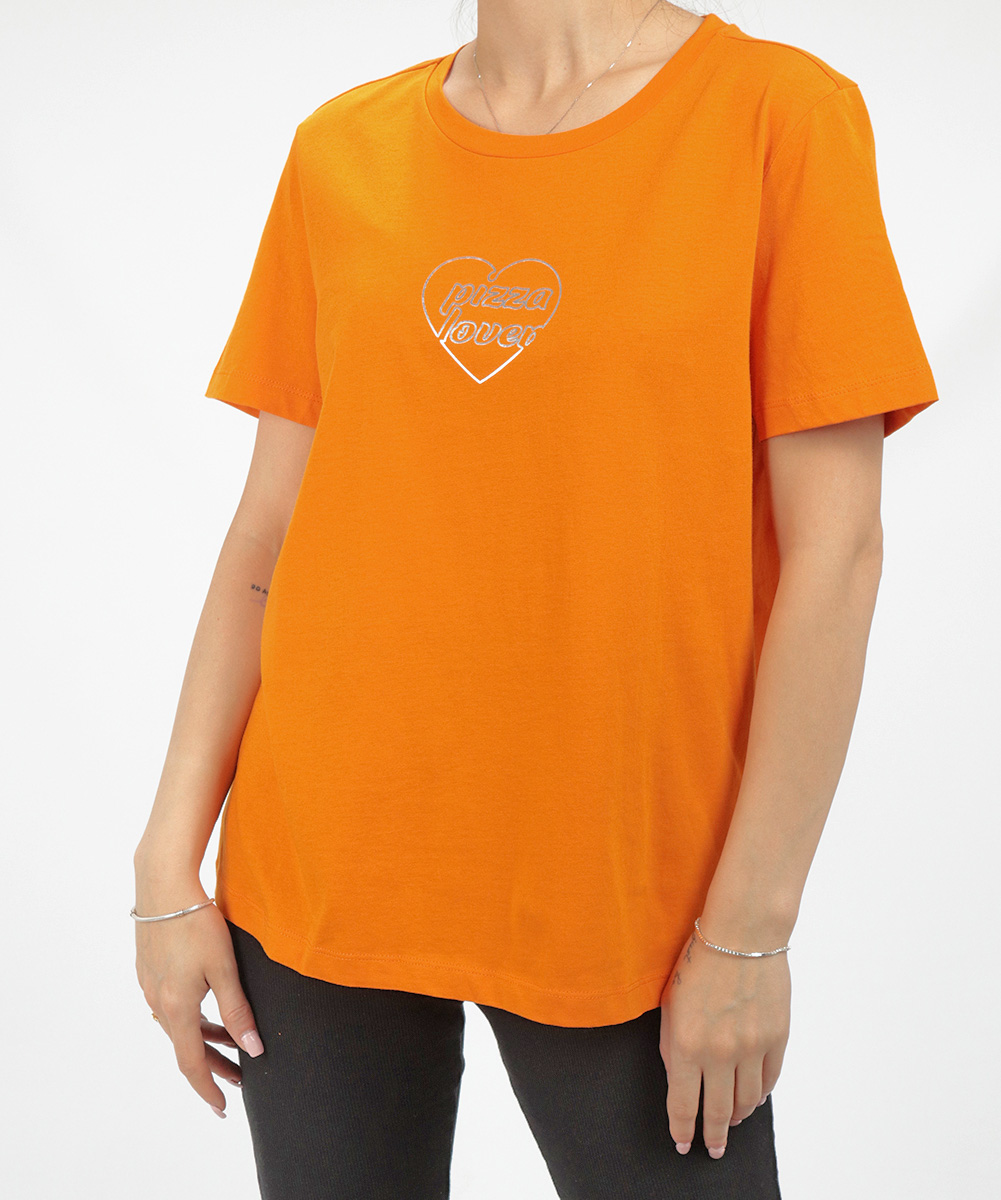 Tricou vero moda, portocaliu, m