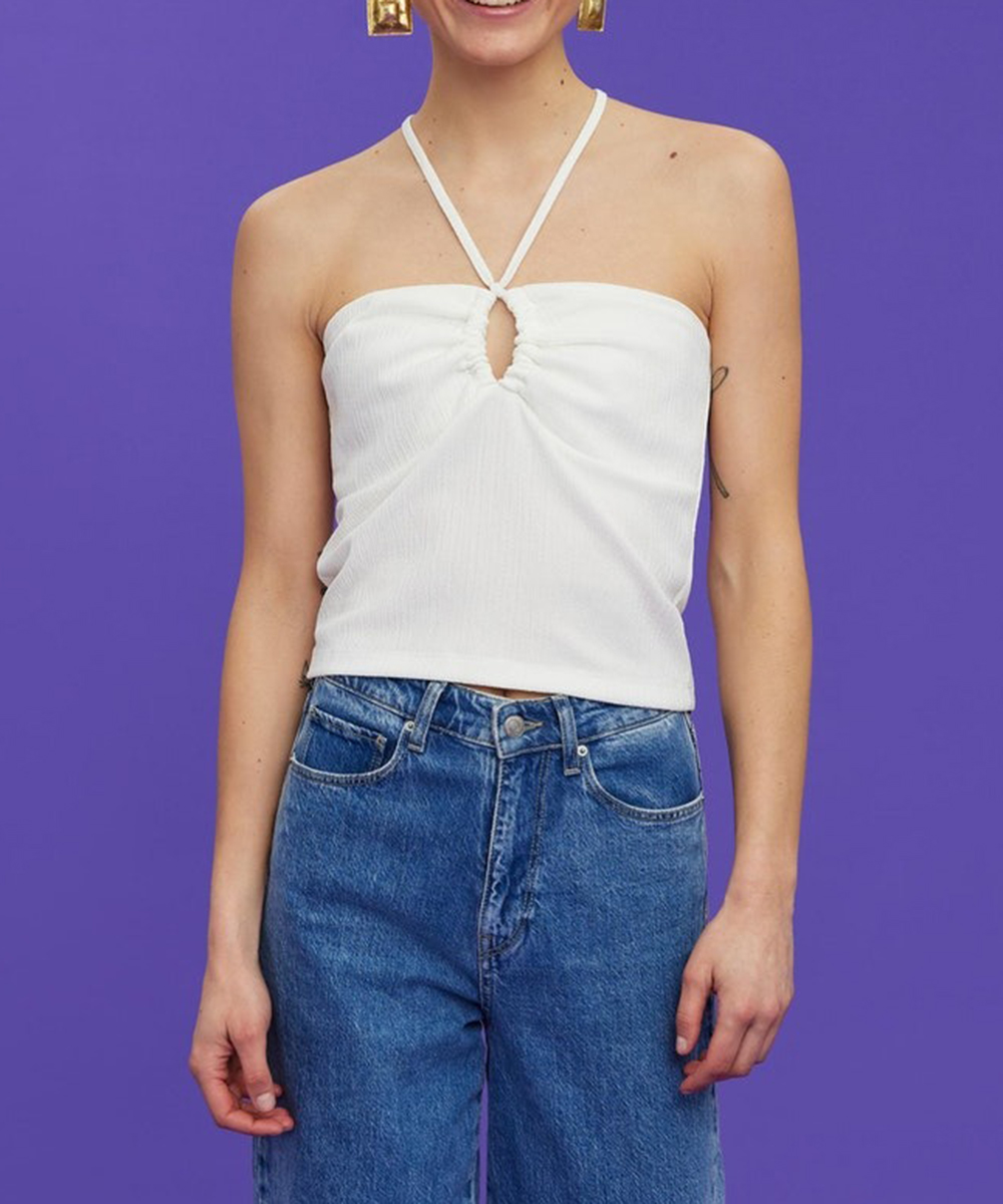 Top Vero Moda, alb, M