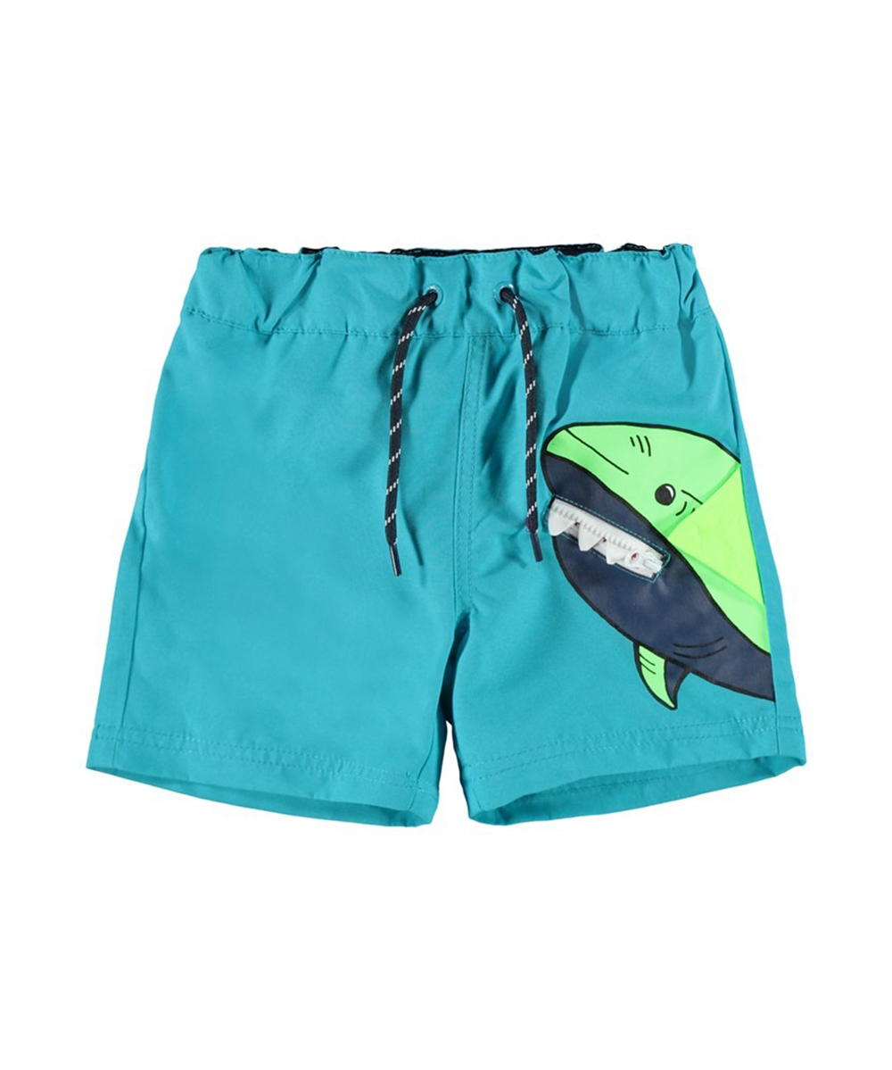 Pantaloni Scurti Name It, bleu, 9-12 LUNI