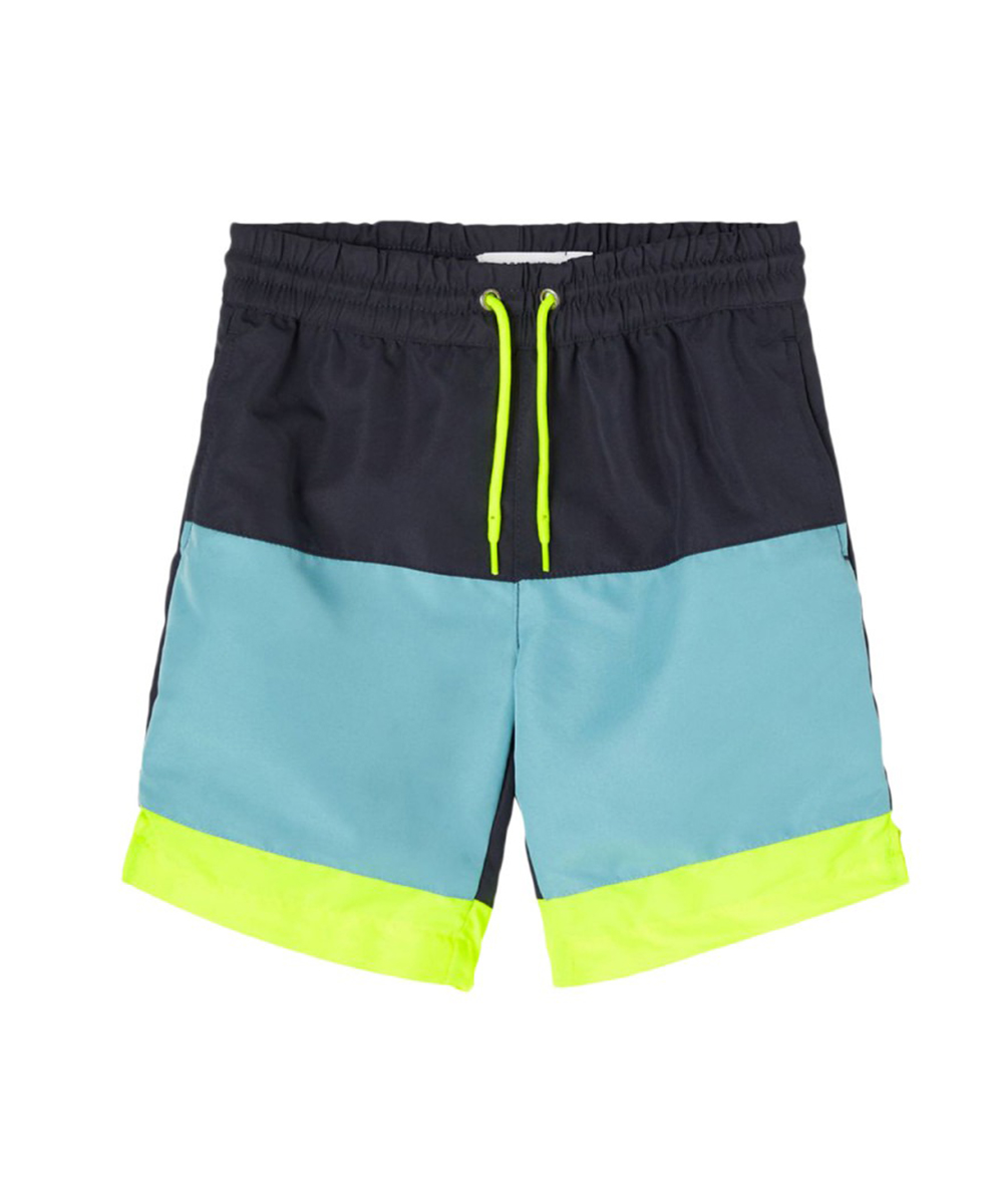 Pantaloni scurti Name It, bleumarin, 1,5-2 ANI