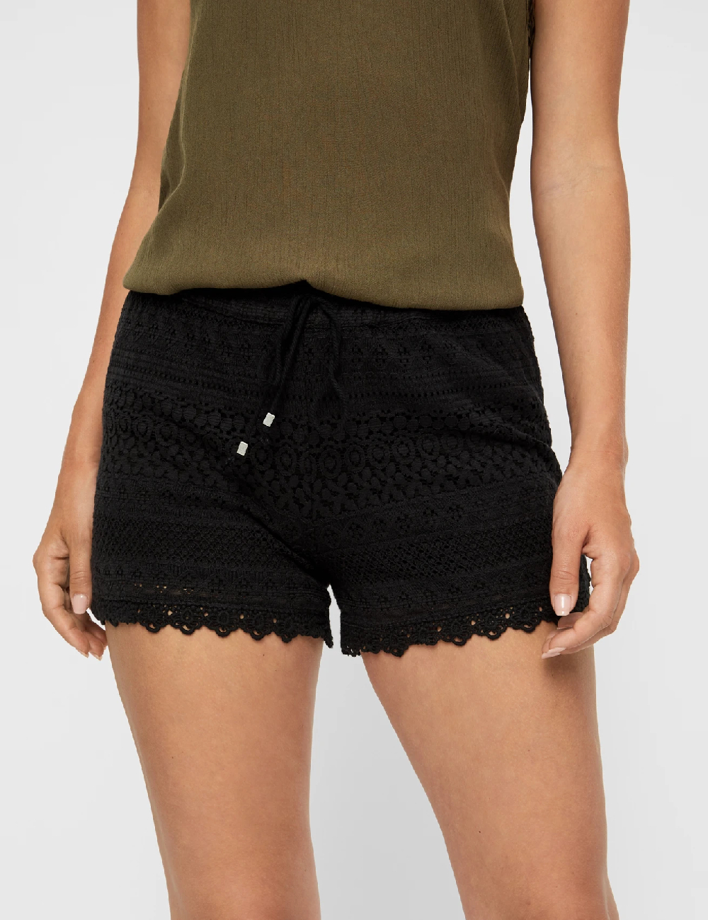 Pantaloni scurti Vero Moda, negru, XS