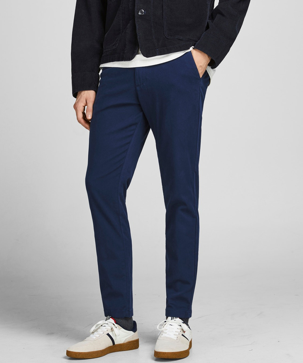 Pantaloni Jack&Jones, bleumarin