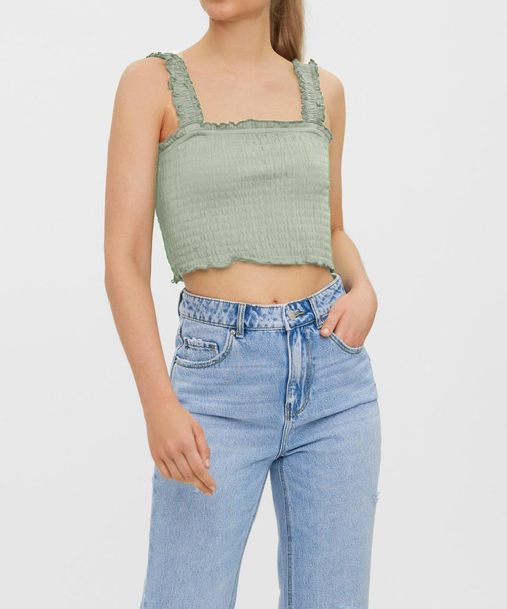 Top Vero Moda, verde
